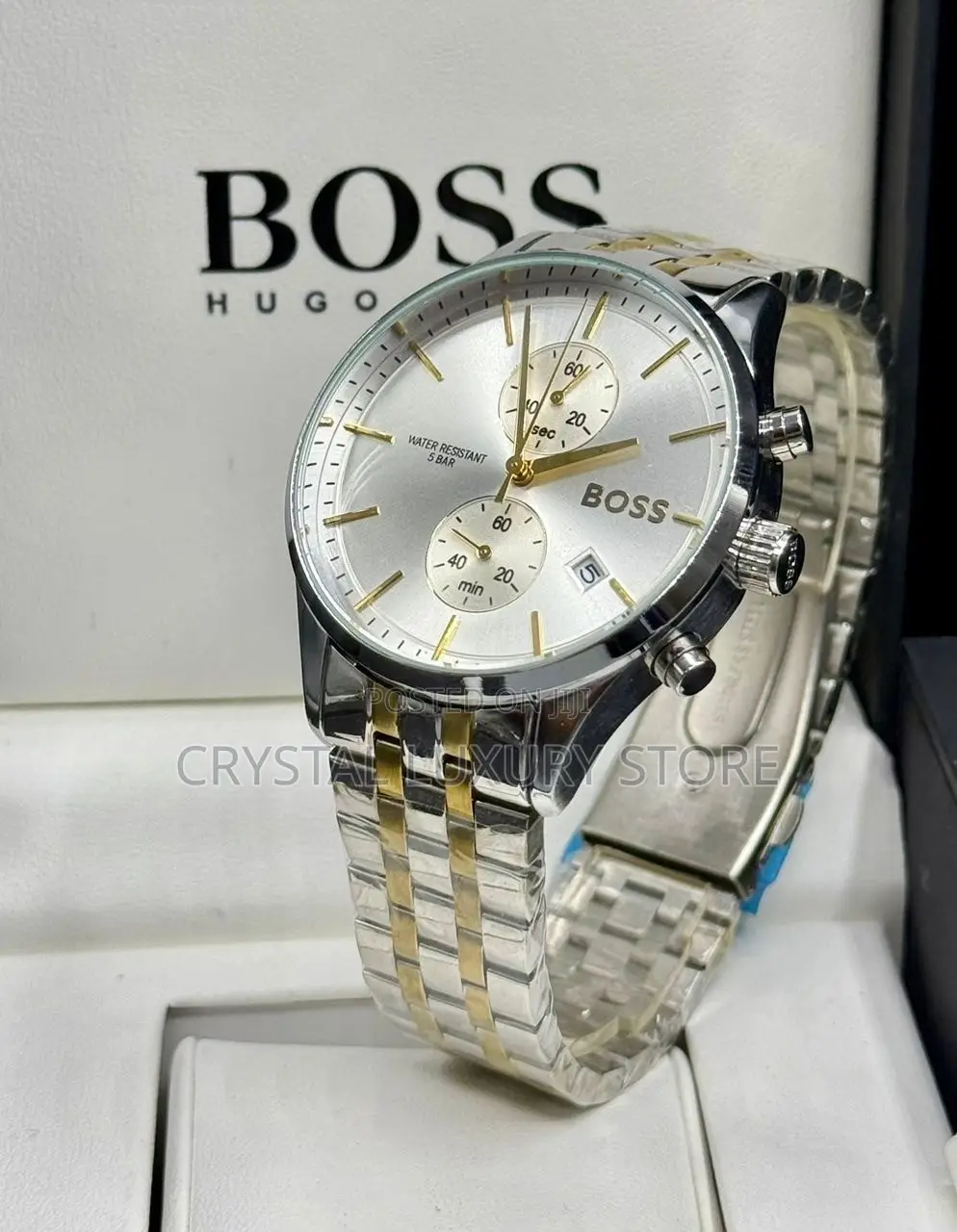 Hugo Boss Quality Men Chain Strap Wristwatch