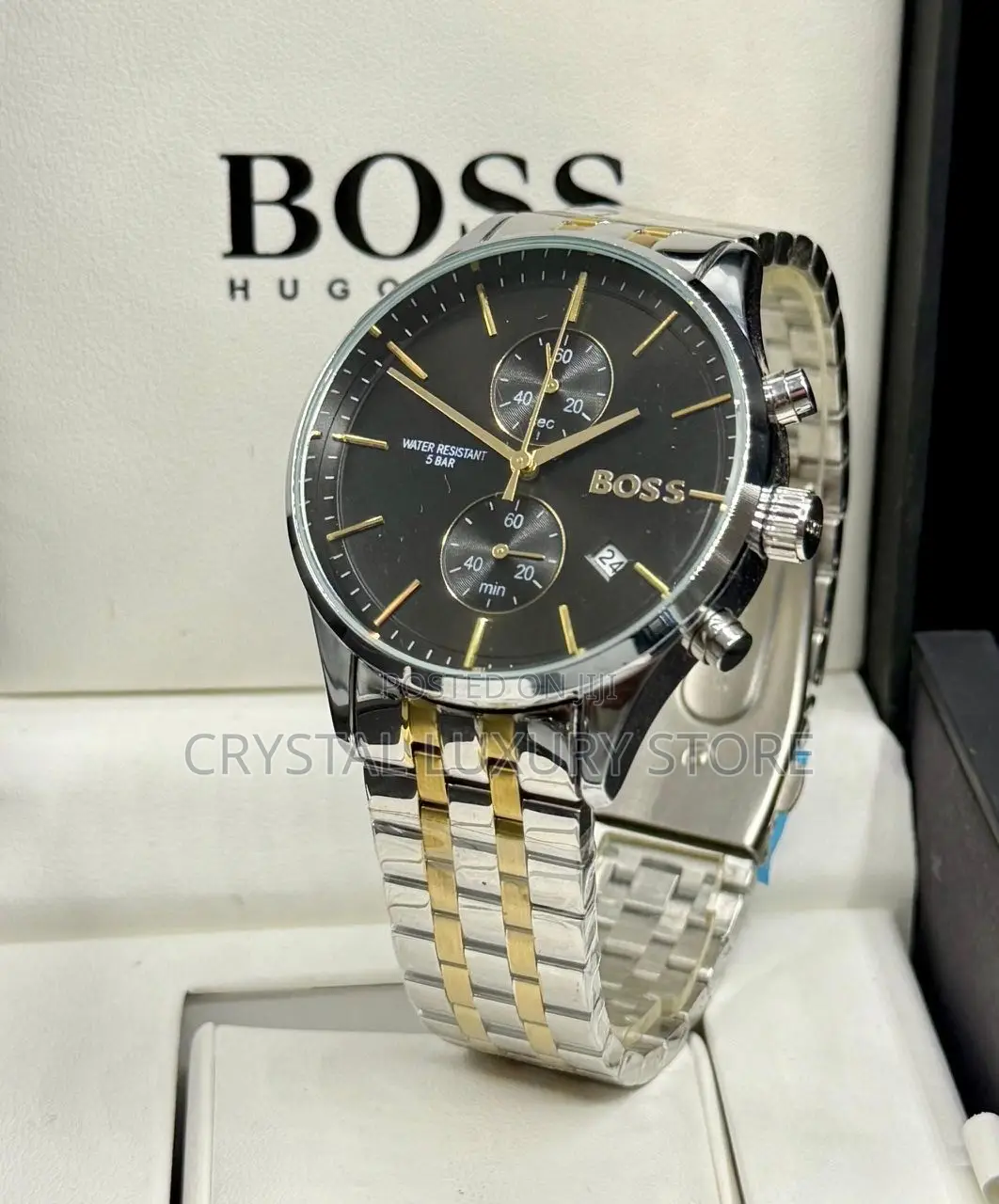 Hugo Boss Quality Men Chain Strap Wristwatch