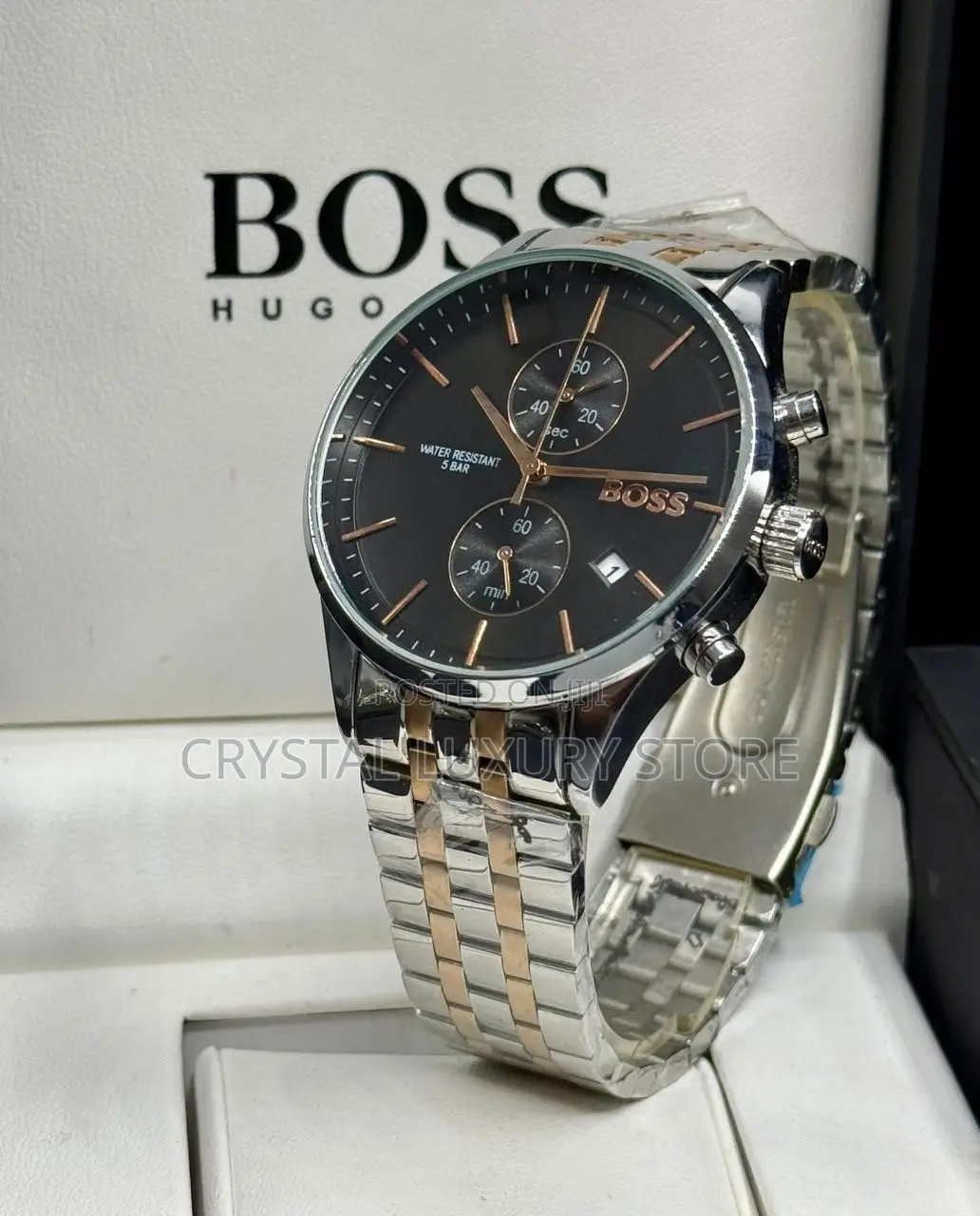 Hugo Boss Quality Men Chain Strap Wristwatch