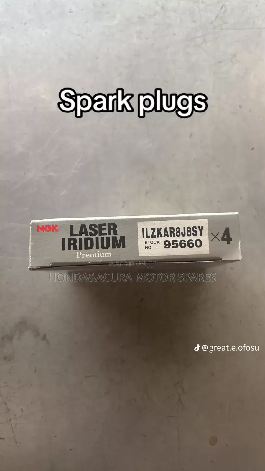 OriI Spark Plugs for Honda and Acura Car