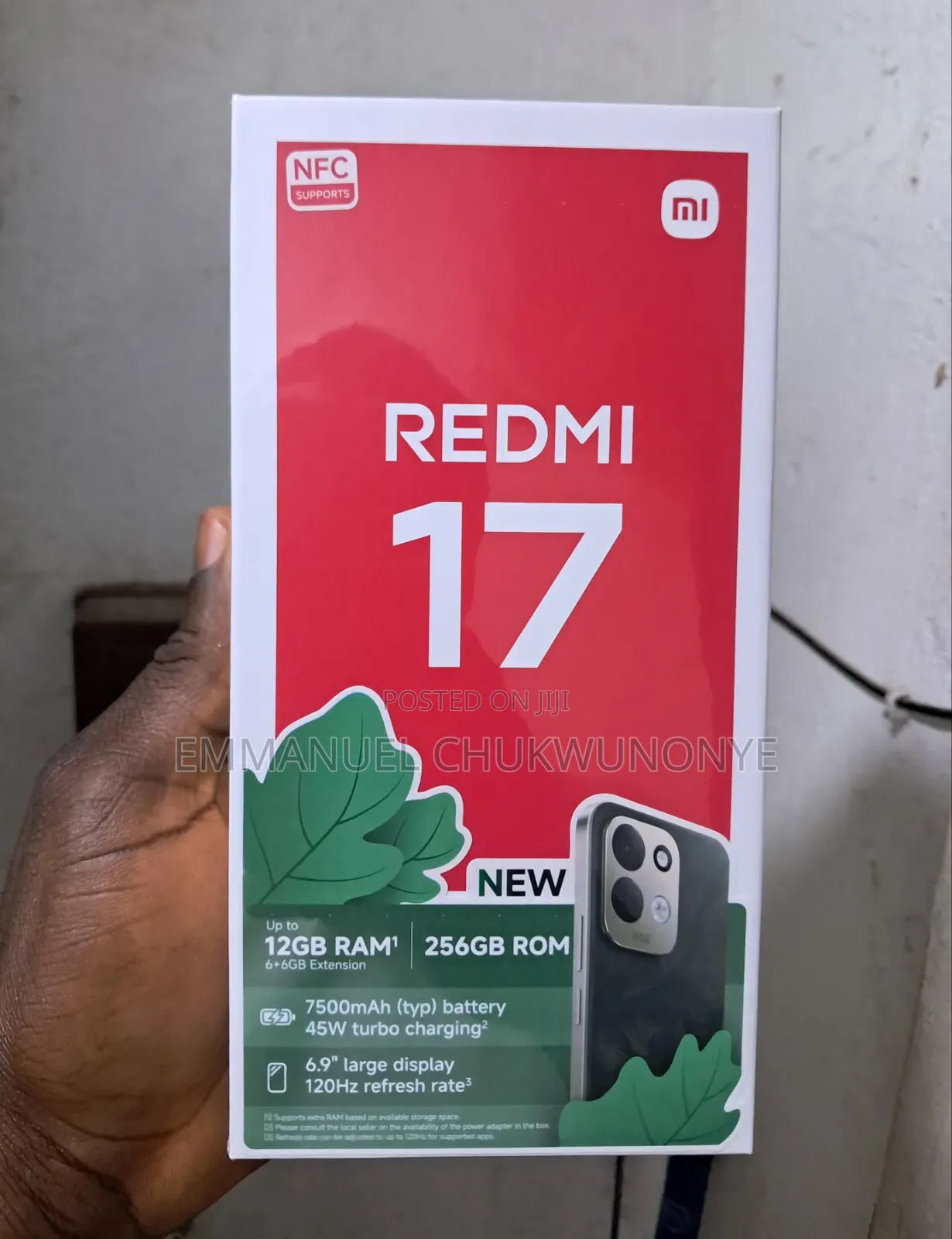 New Xiaomi Redmi 17 256 GB Black