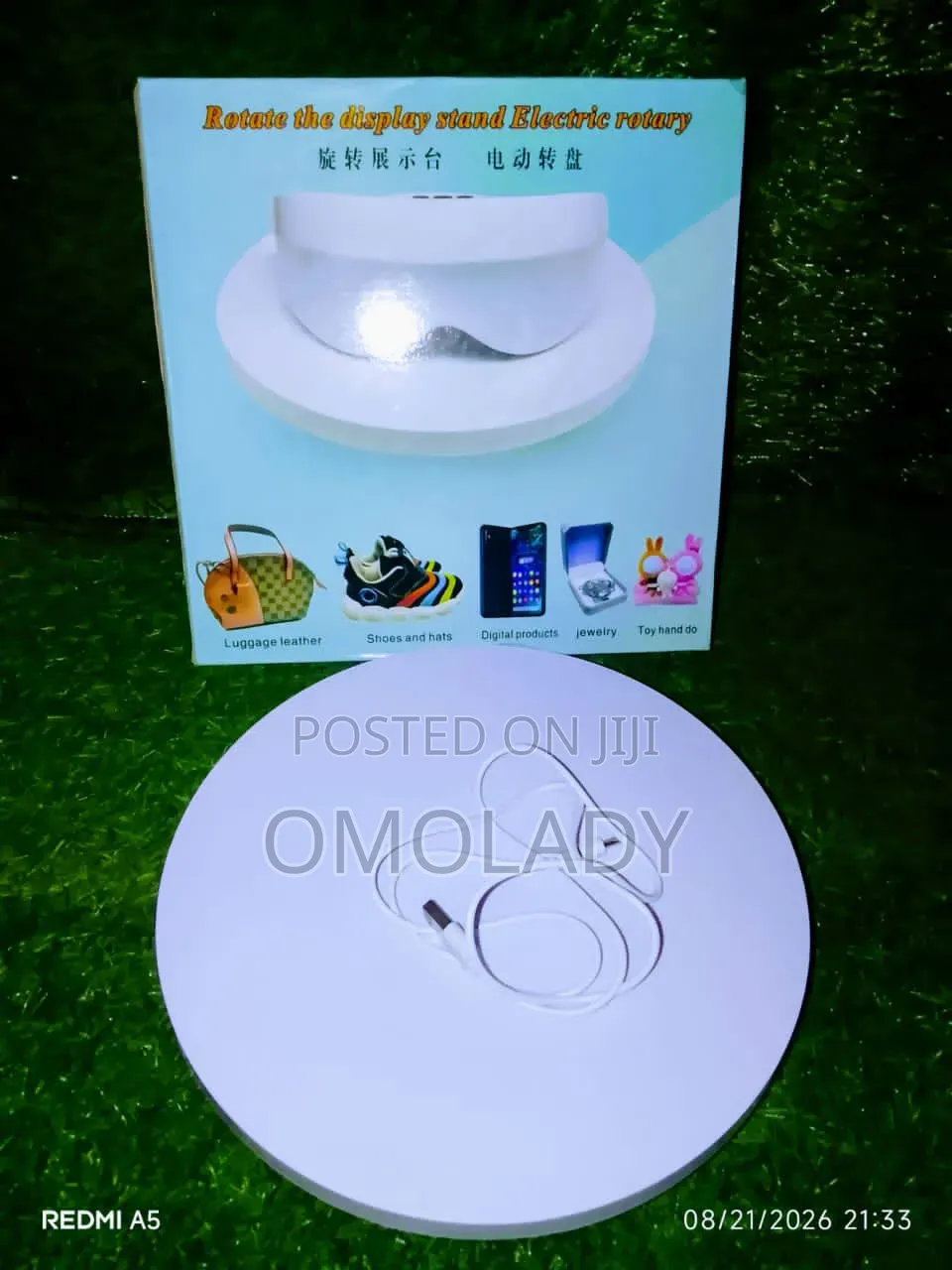 Electric 360° Turning Table Without Mirror