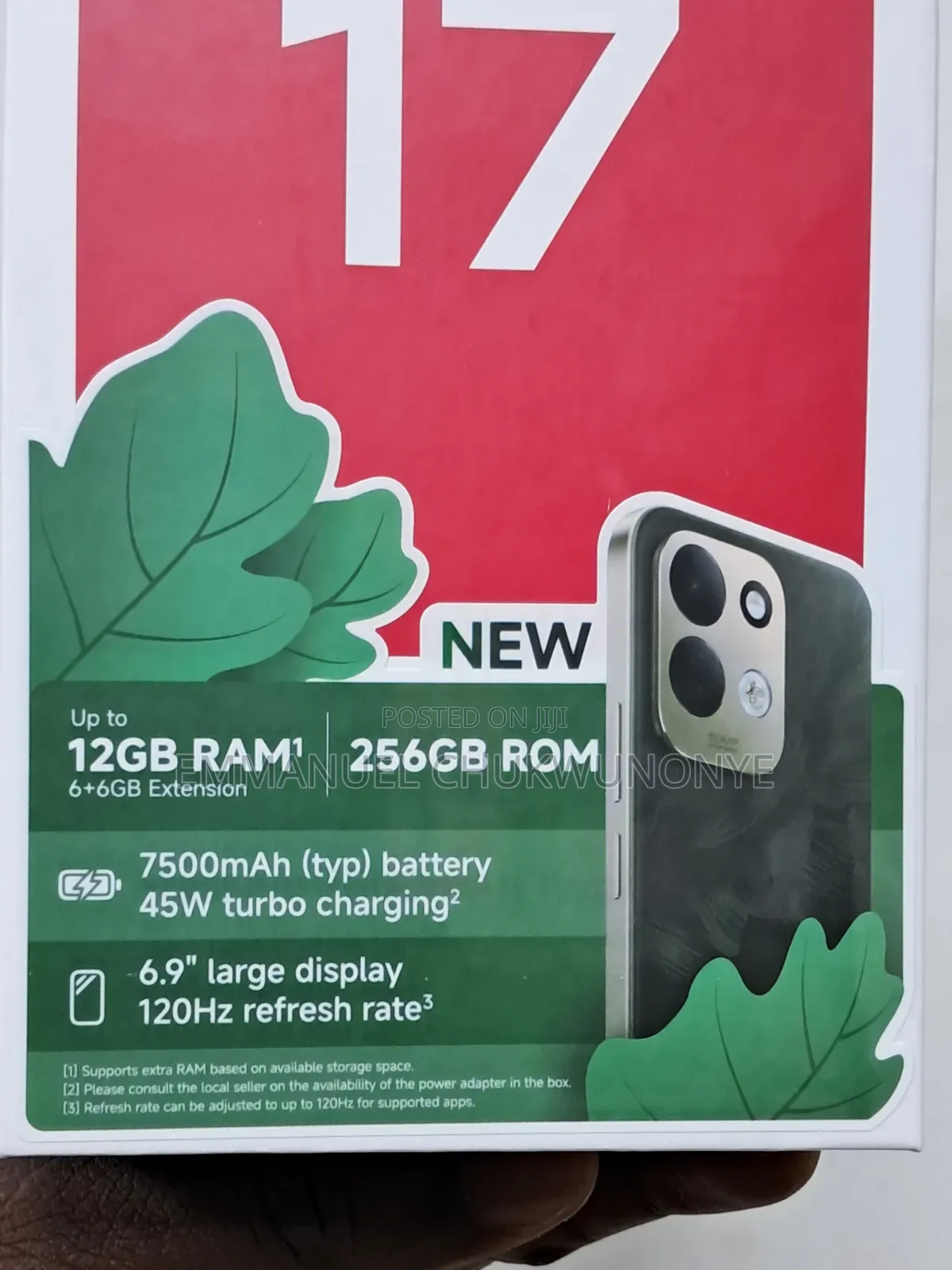 New Xiaomi Redmi 17 256 GB Black