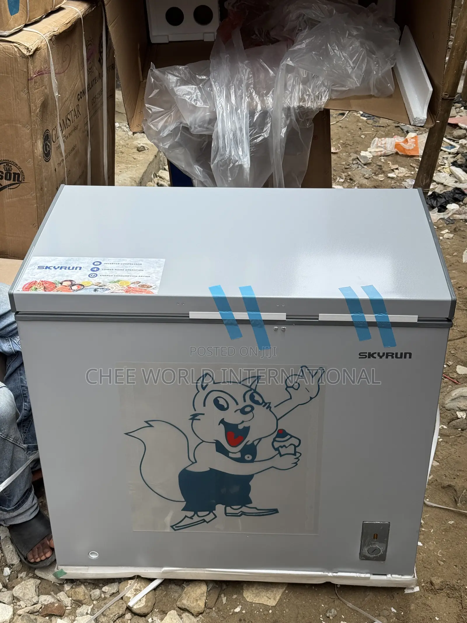 Original Skyrun 250L Inverter Chest Freezer – Energy Saving, Brand New