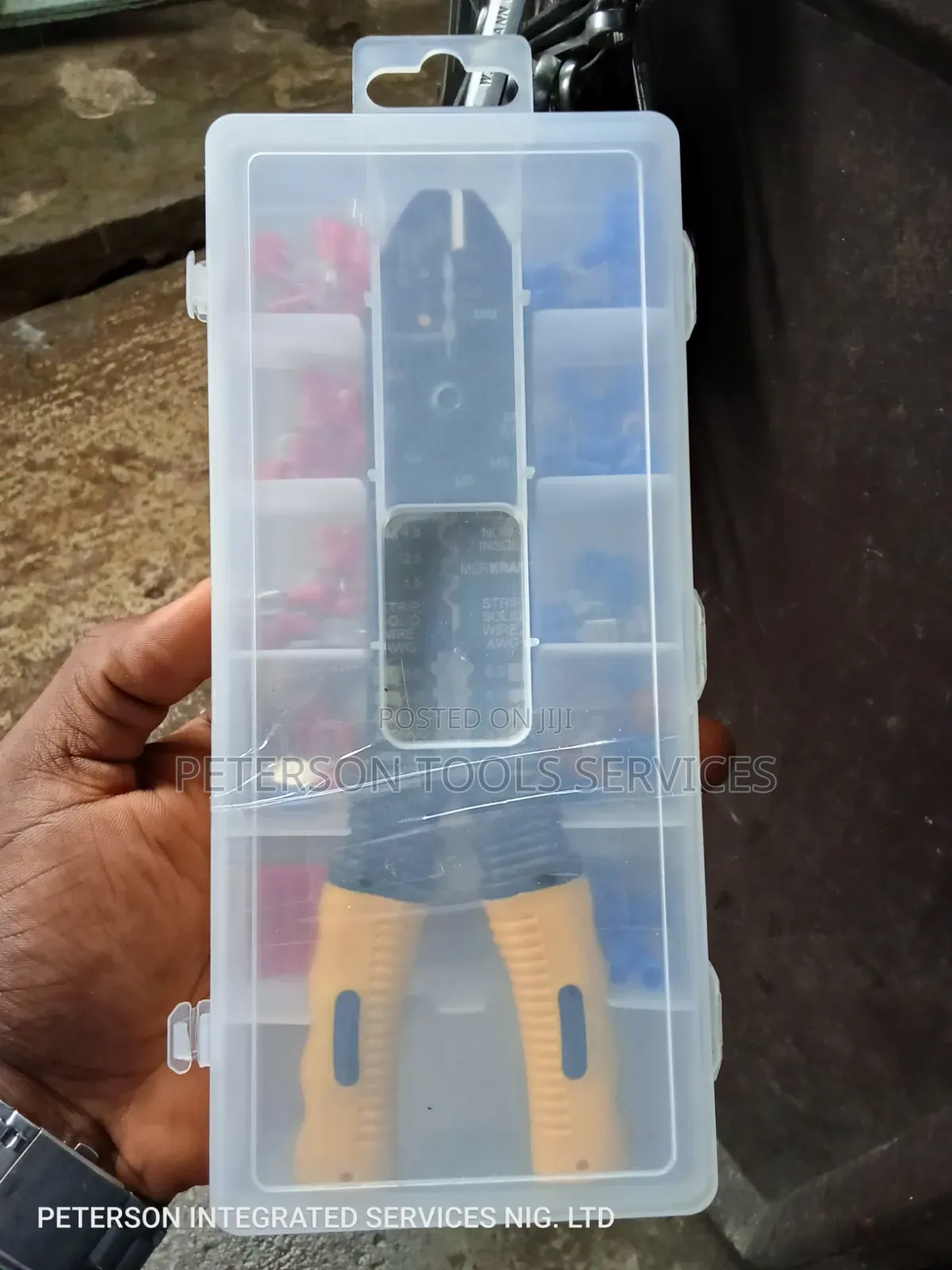 Wire Stripper With Assorted Wire Crimp Terminals