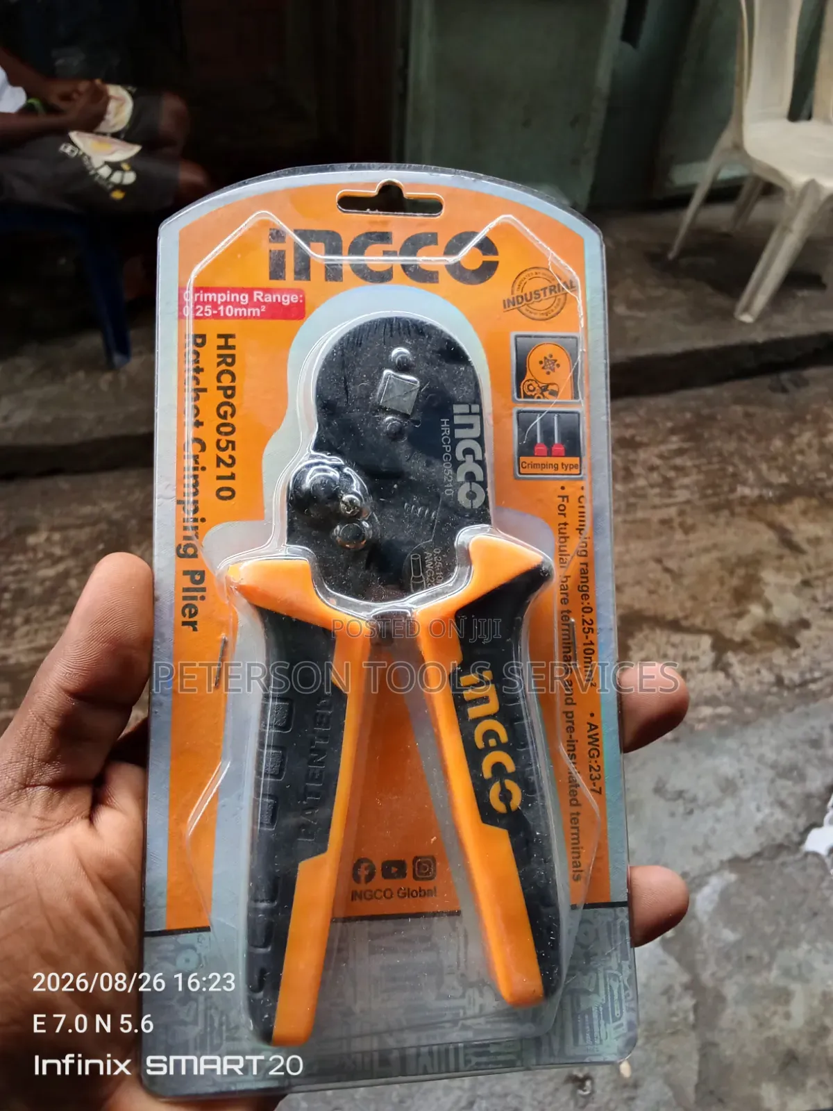 Ratchet Crimping Plier 0.25- 10mm Range