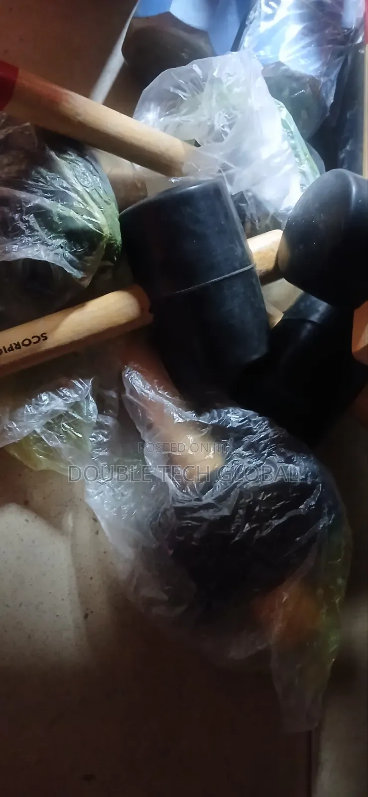 Rubber Mallet Hammer With Strong Black Head