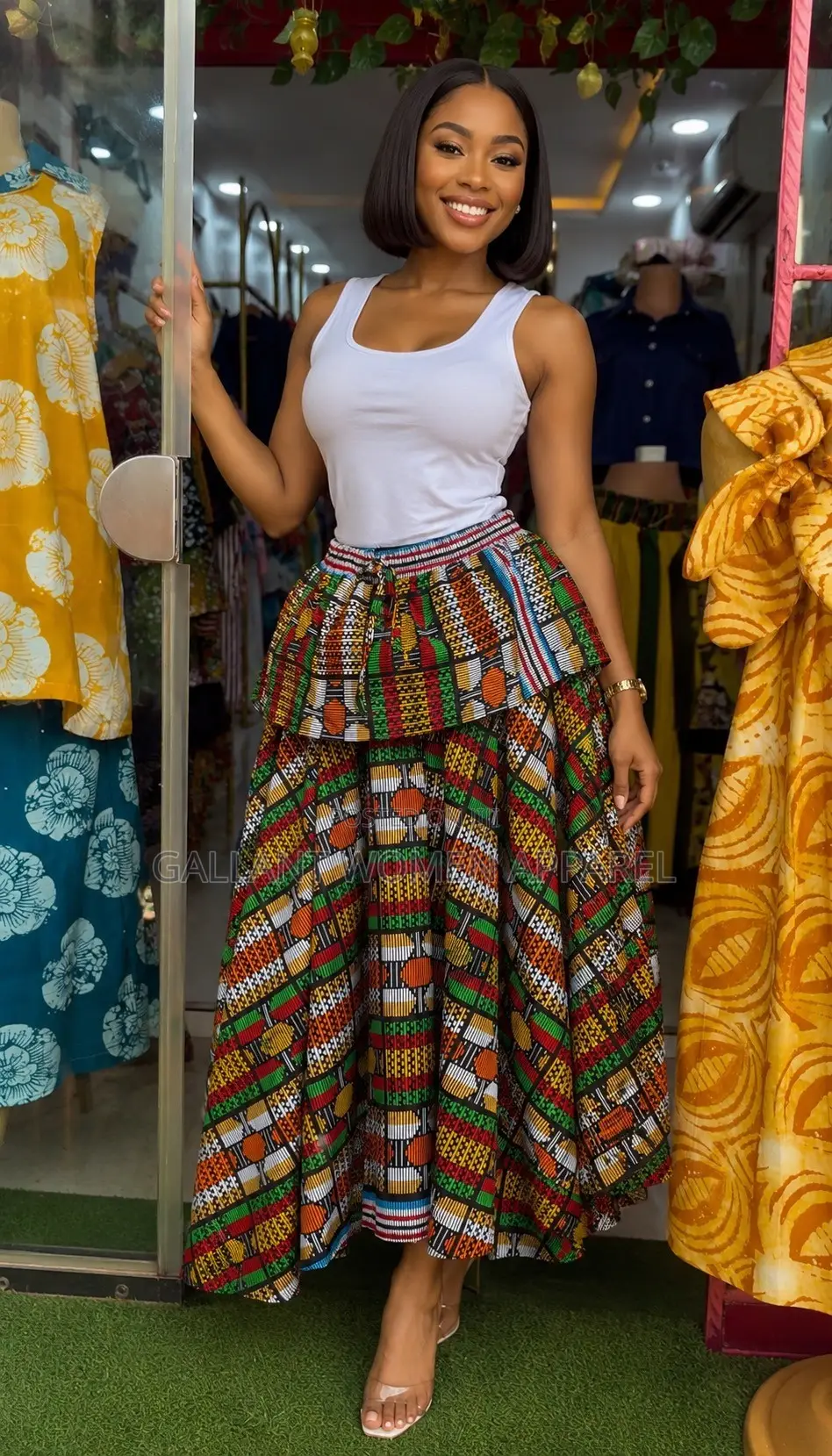 Ankara Handkerchief Skirt