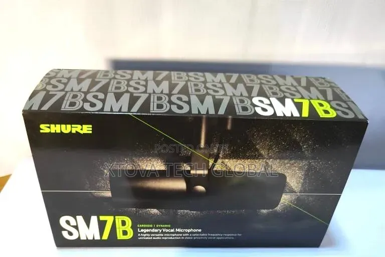 Shure SM7B Dynamic Studio Microphone