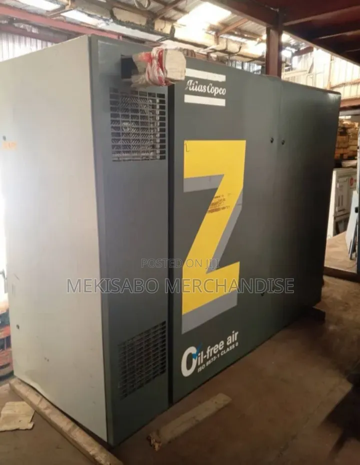 Used 55kw Industrial Screw Air Compressor Oilfree