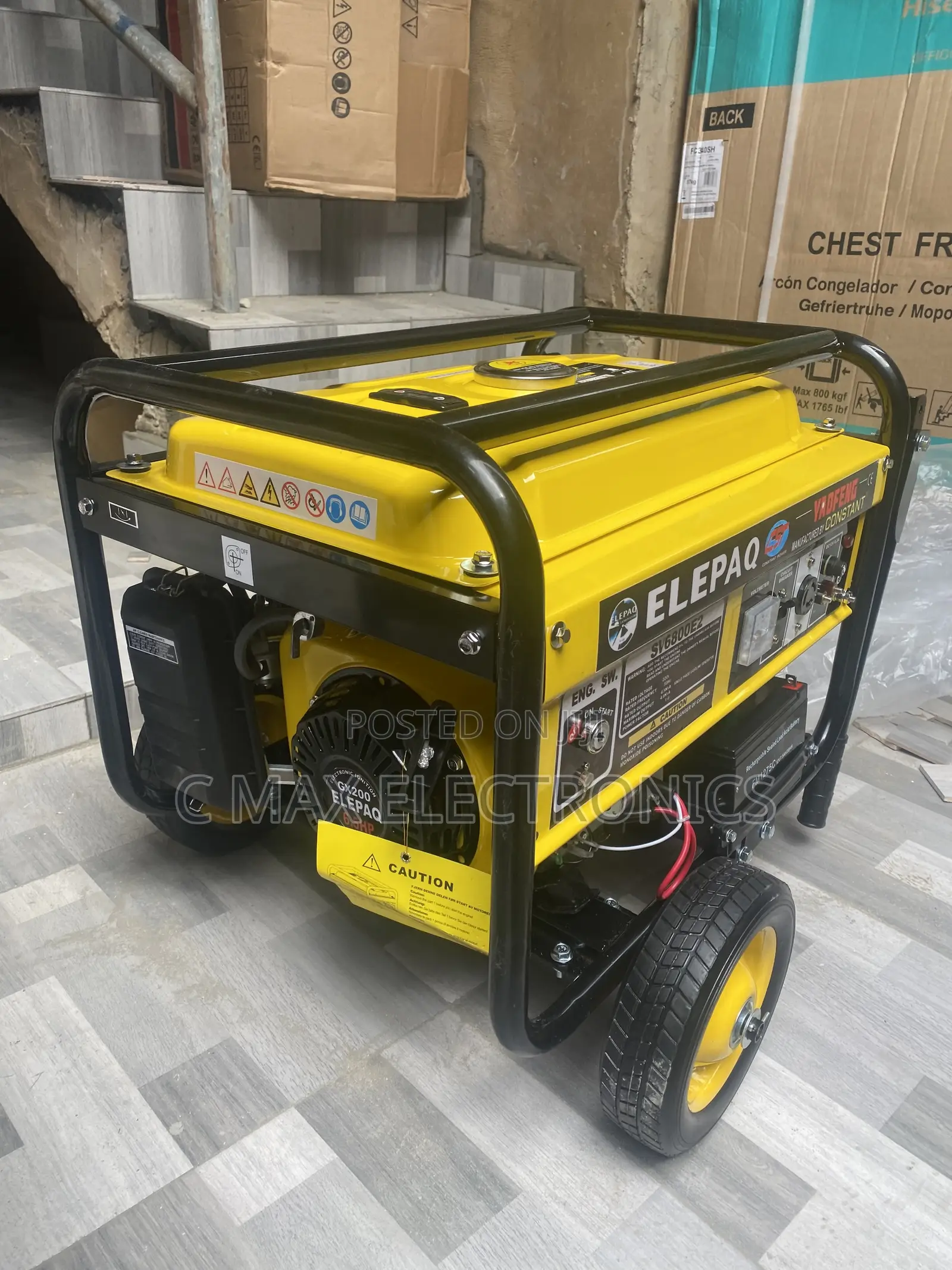 Elepaq 4.5kva Petrol Generator