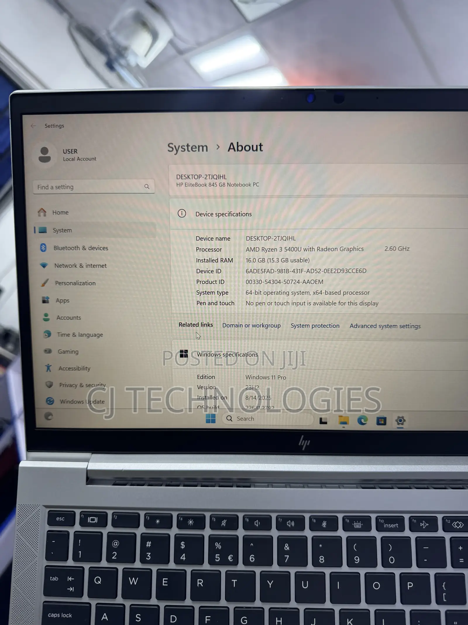 Laptop HP EliteBook 835 G7 16GB AMD Ryzen 3 SSD 256GB