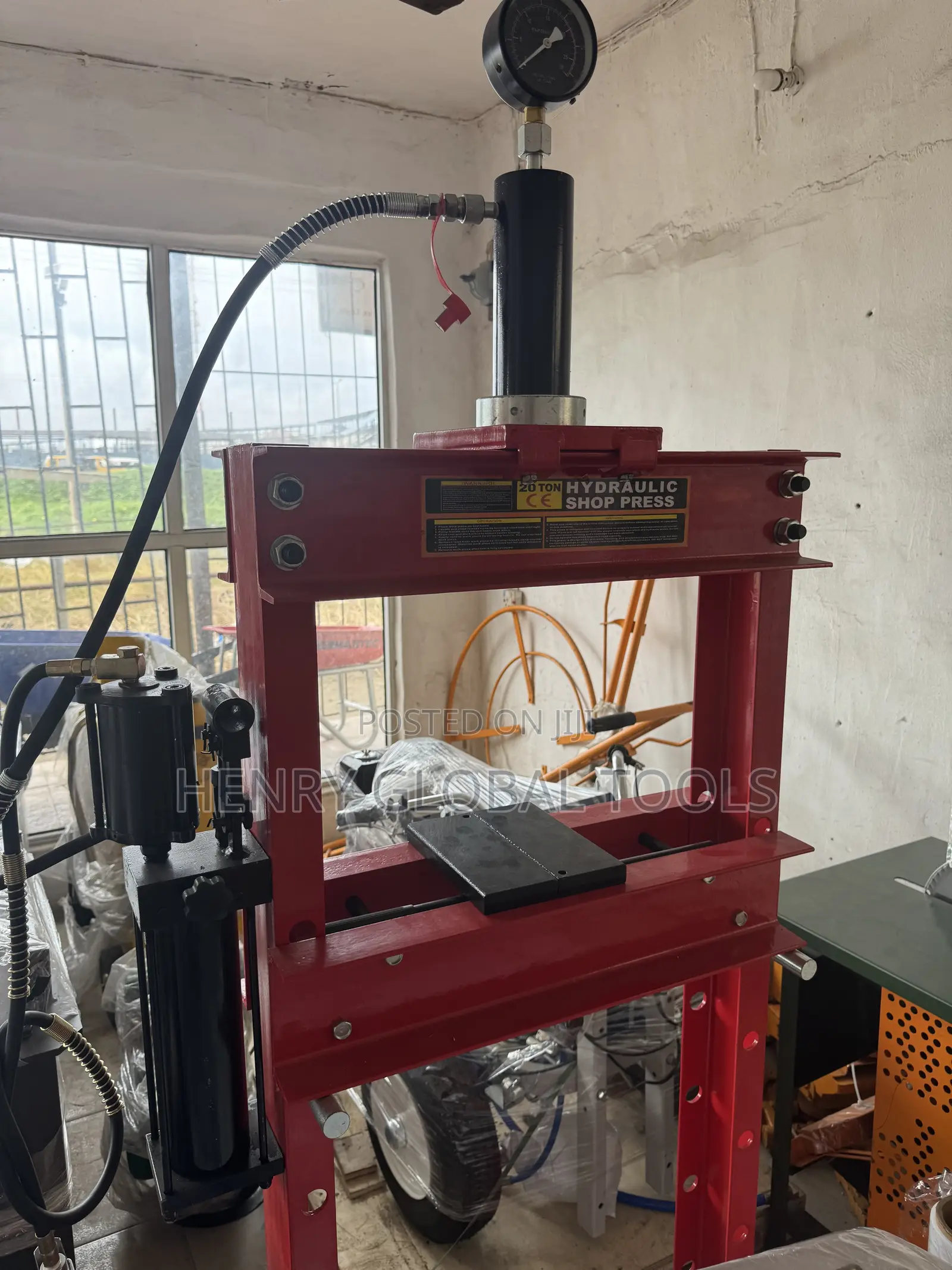 20 Ton Hydraulic Shop Press – Heavy Duty