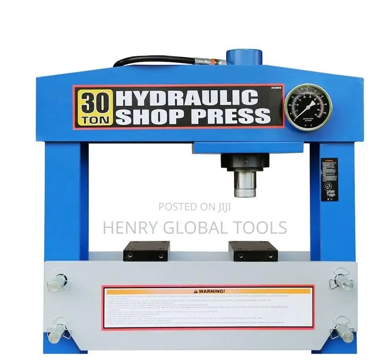 30 Ton Hydraulic Shop Press – Heavy Duty