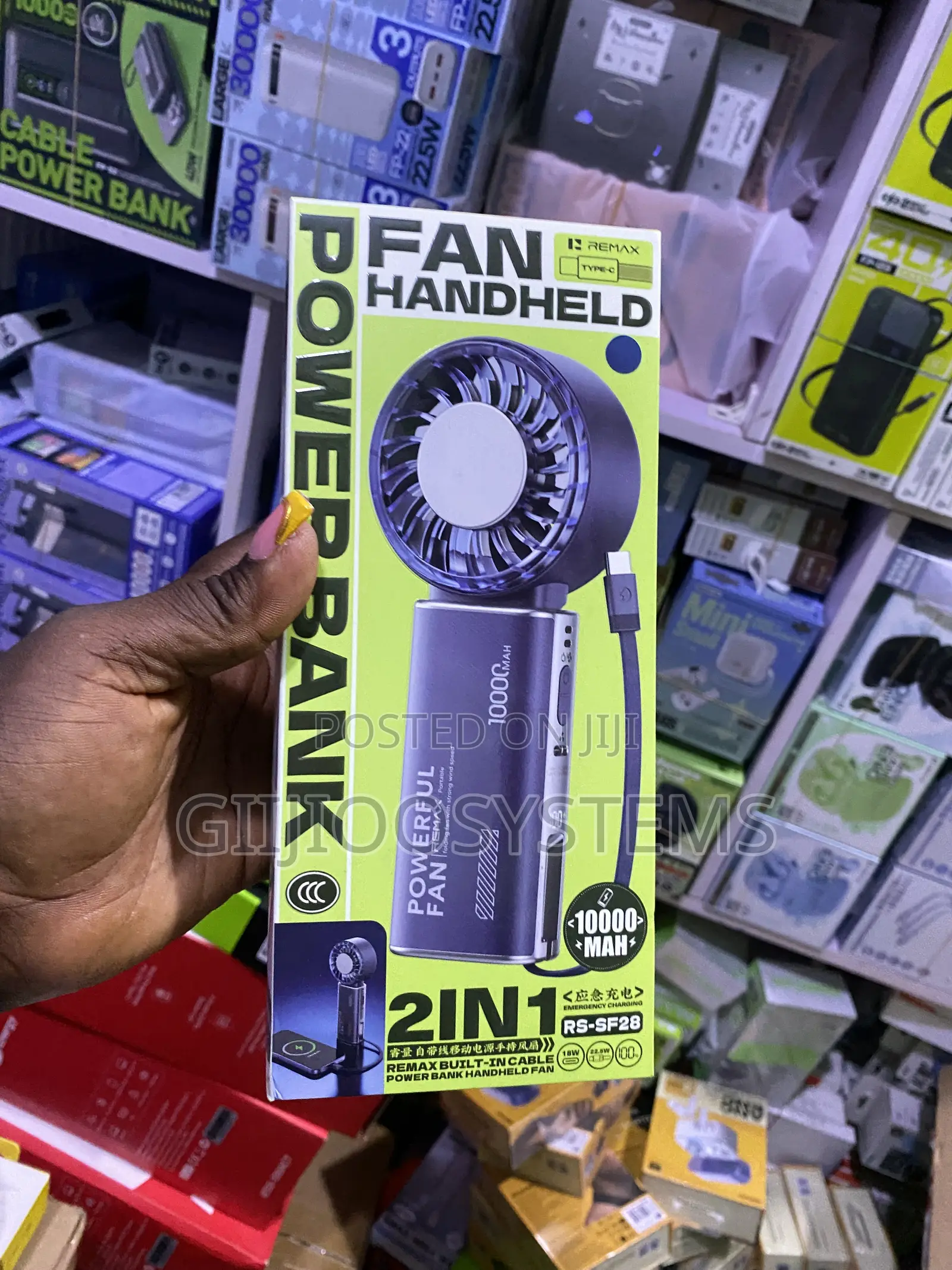 Remax Hand Fan With Powerbank
