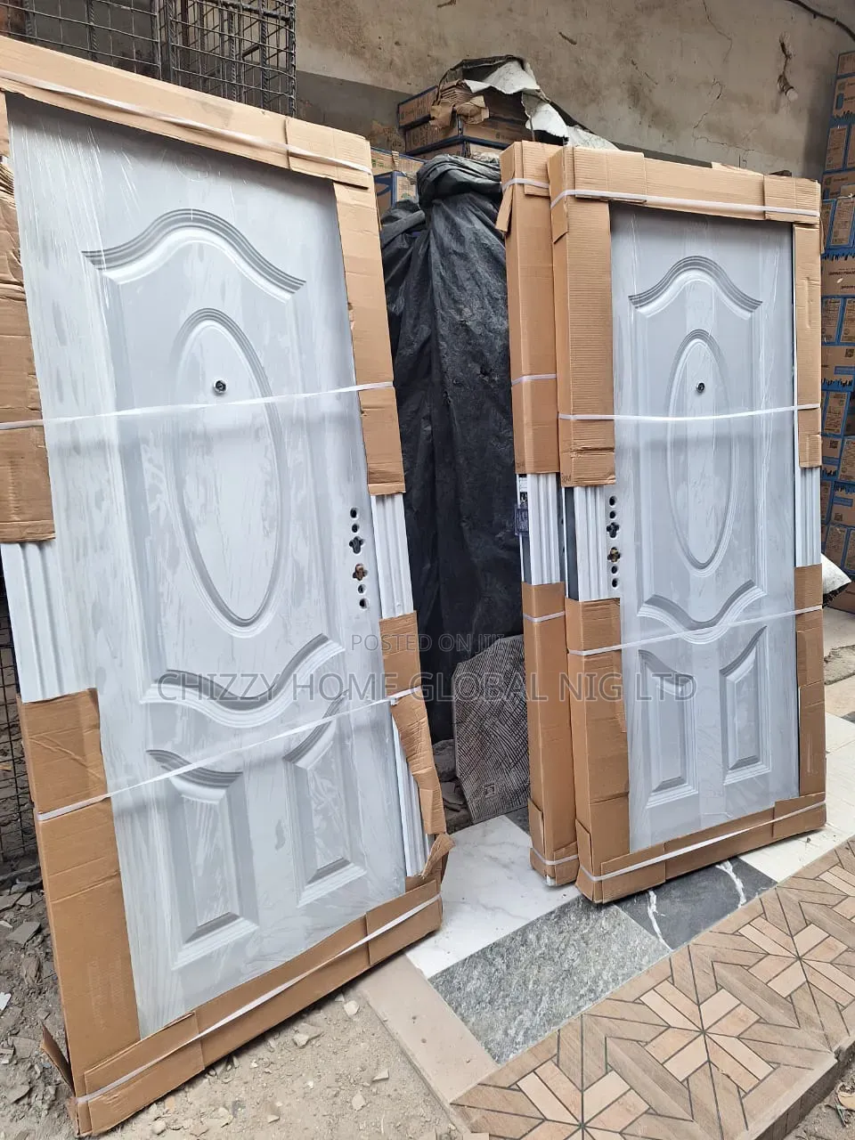 Quality Premium Standard Steel Door White Color 7ft by 3ft