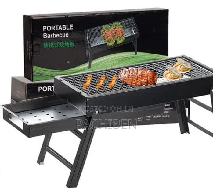 Outdoor Portable Folding Charcoal Barbecue Grill