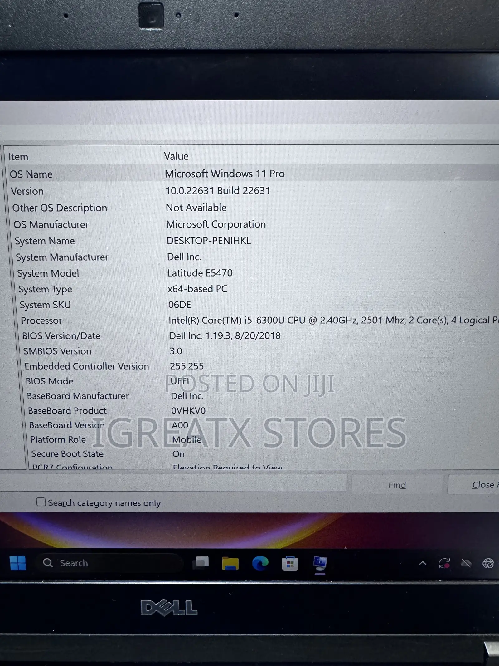 Laptop Dell Latitude 14 E5470 8GB Intel Core i5 SSD 128GB