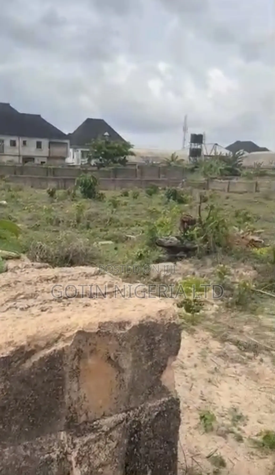 Fenced 100×100ft Corner Plot at Aruogba, Airport Road