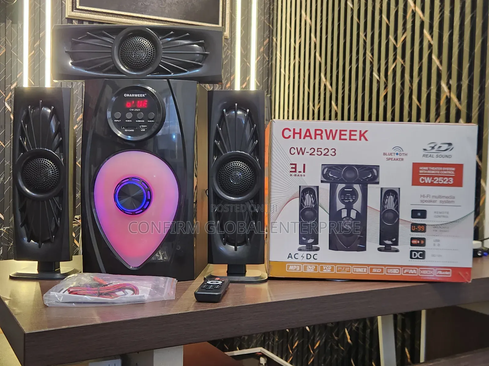 Charweek Bluetooth Home Theater With Powerful Bass