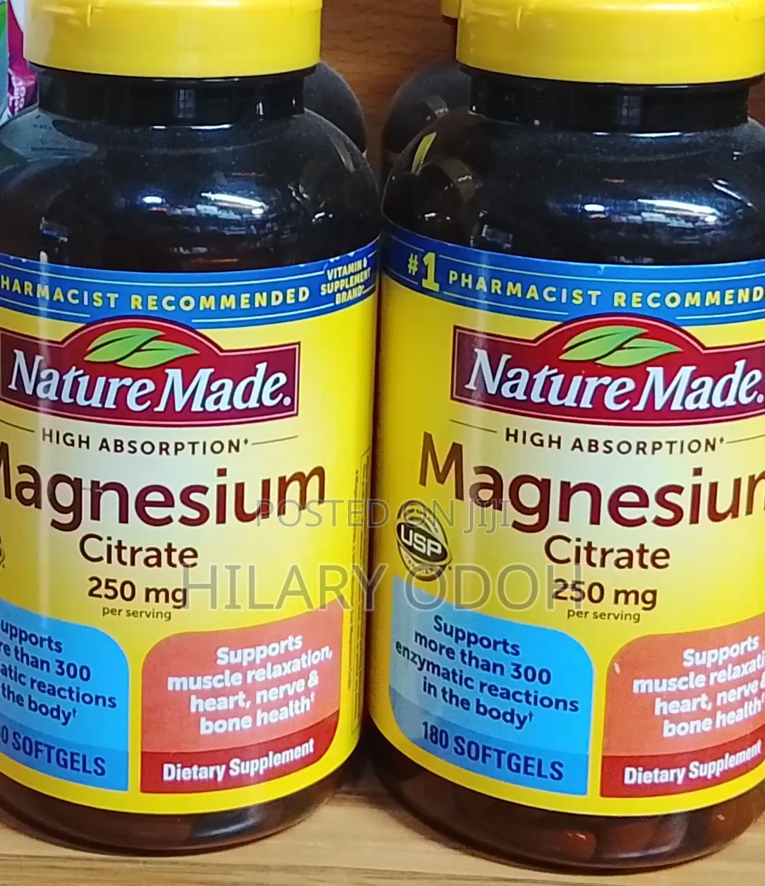 Nature Made Magnesium Citrate 250 Mg 180 Softgels