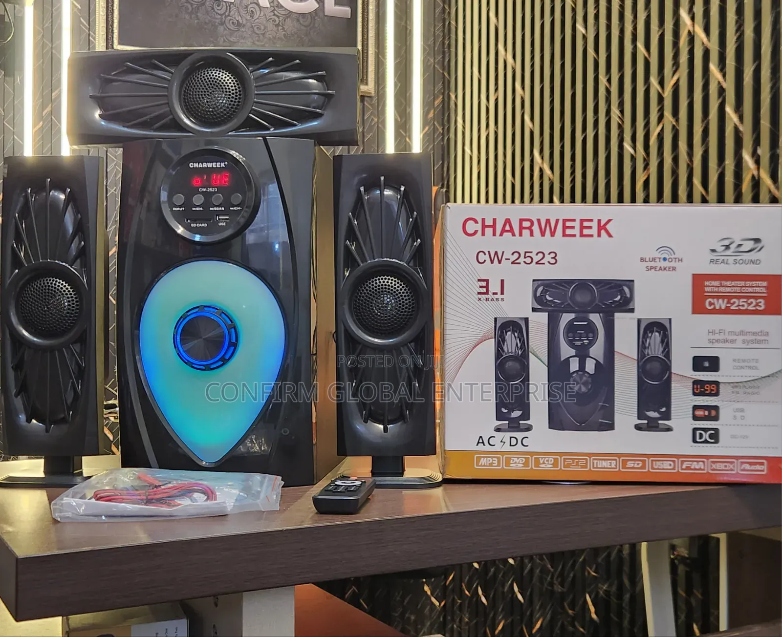 Charweek Bluetooth Home Theater With Powerful Bass