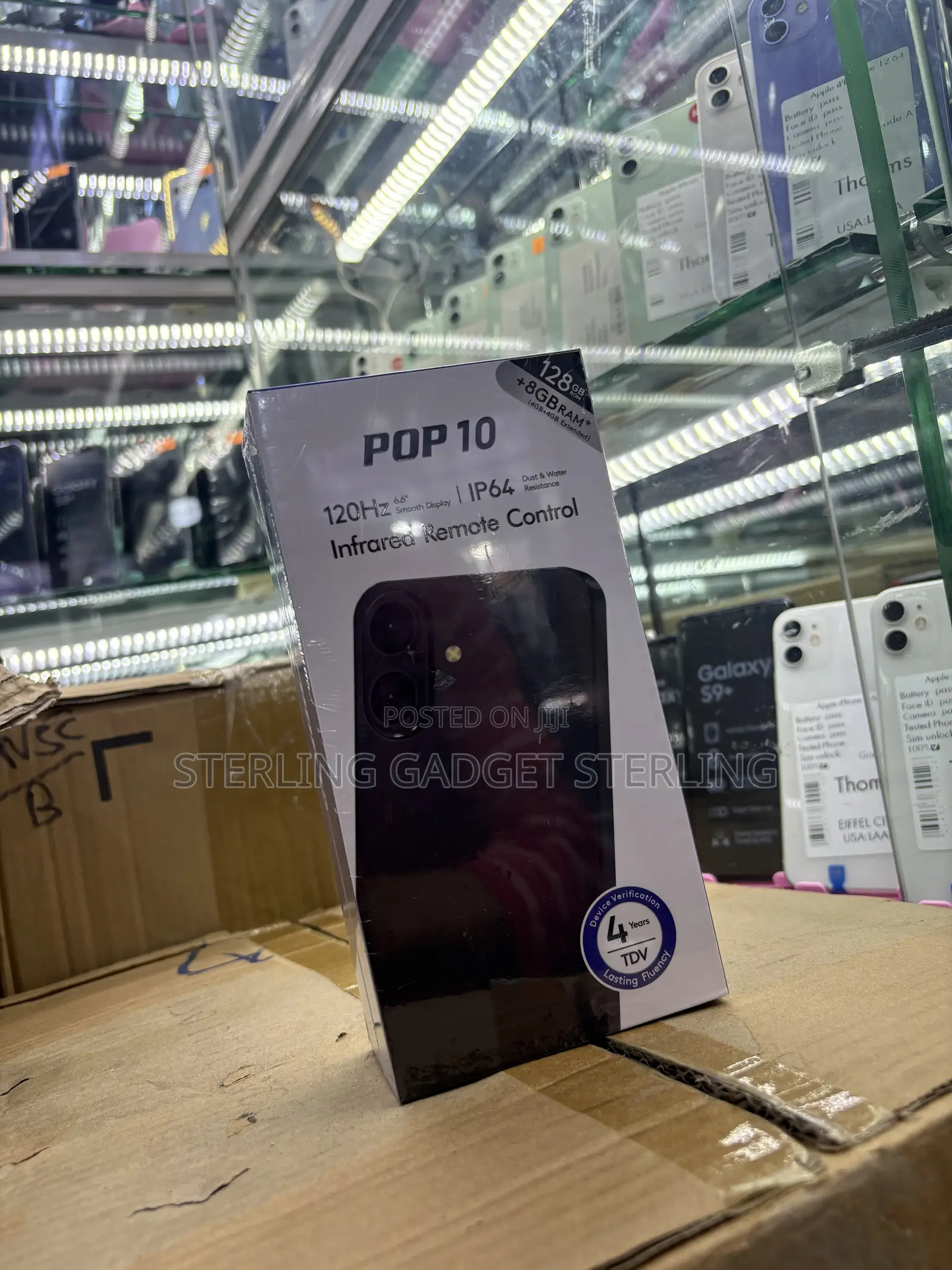 New Tecno Pop 10 128 GB Black