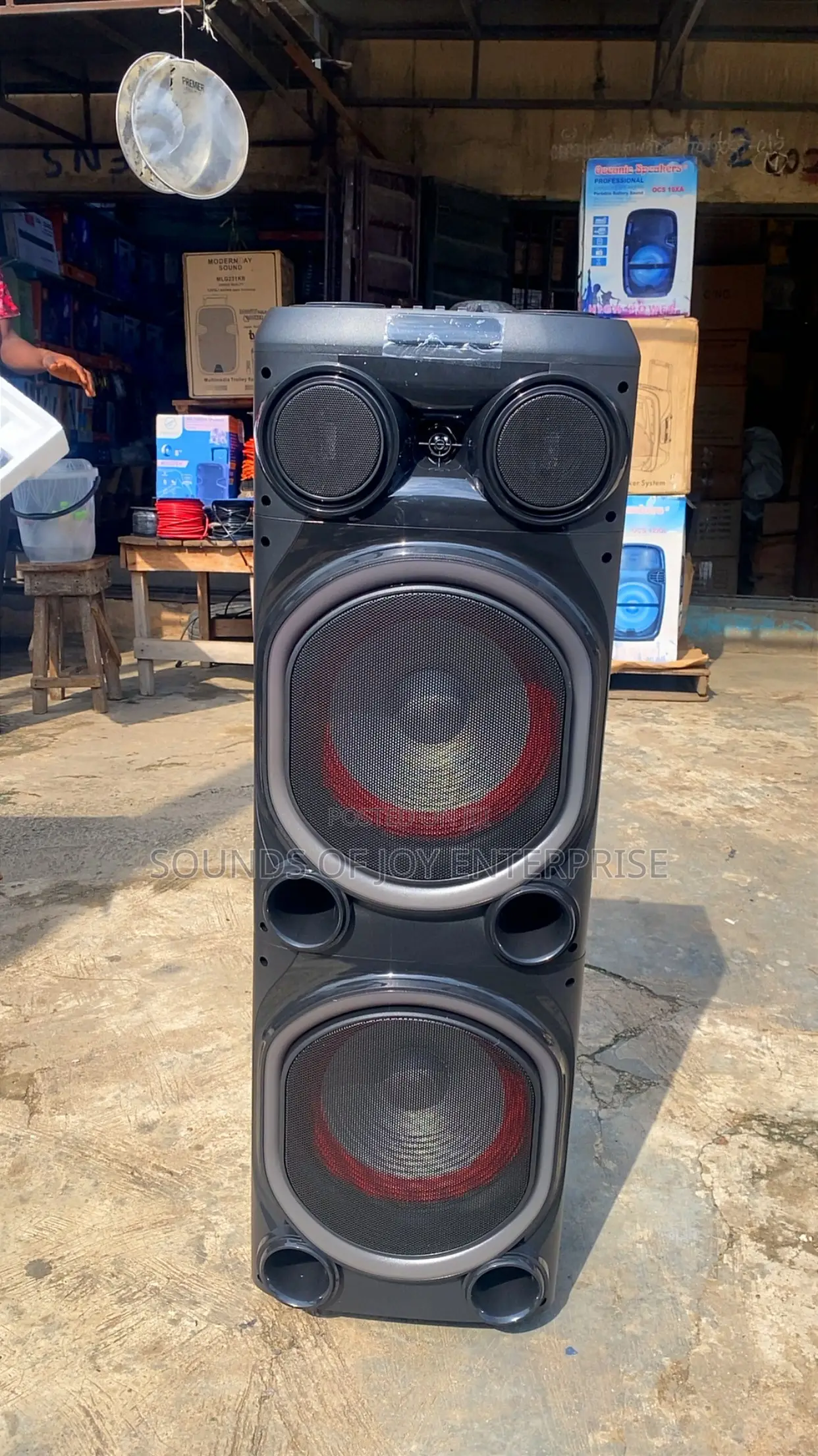 Professional 15 Inches Double Public Address System