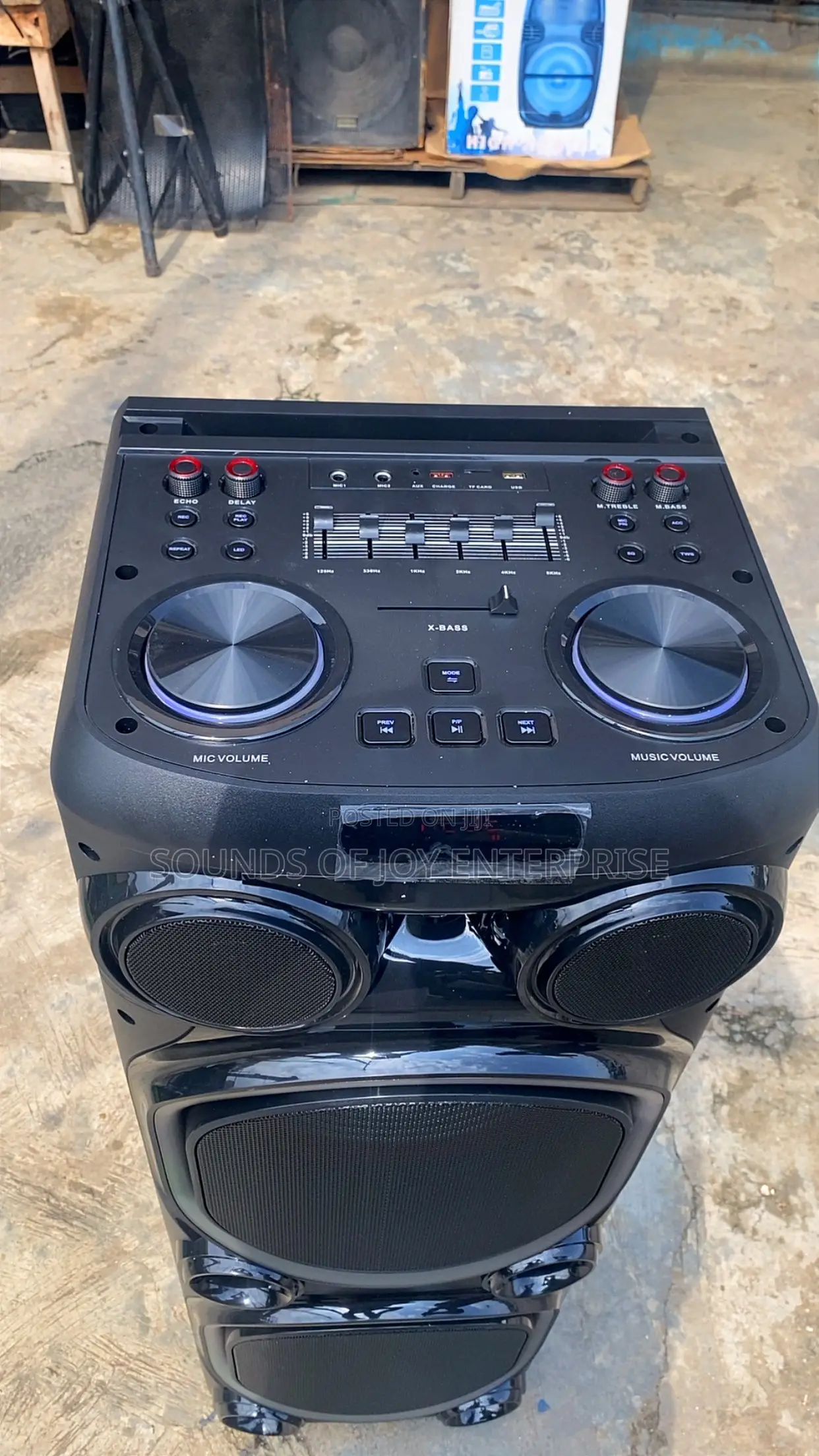 Professional 15 Inches Double Public Address System