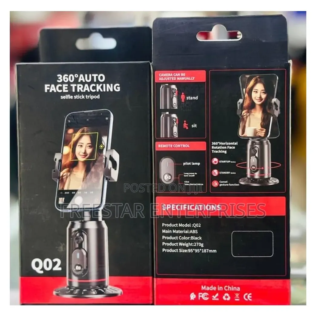 Q02 360 Auto Face Tracking Phone Holder.