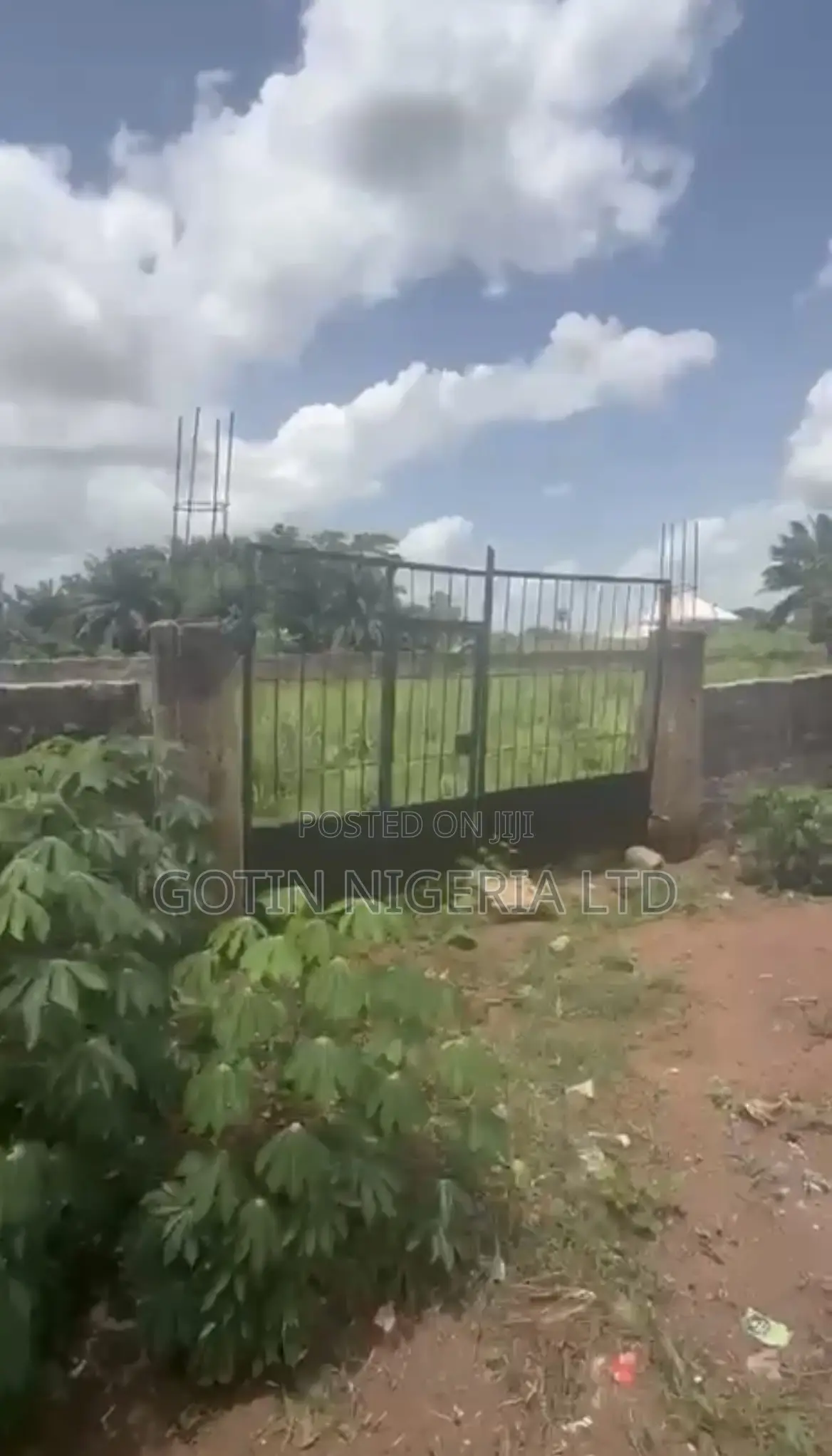 Fenced 100×100ft Land at Arougba Buvel