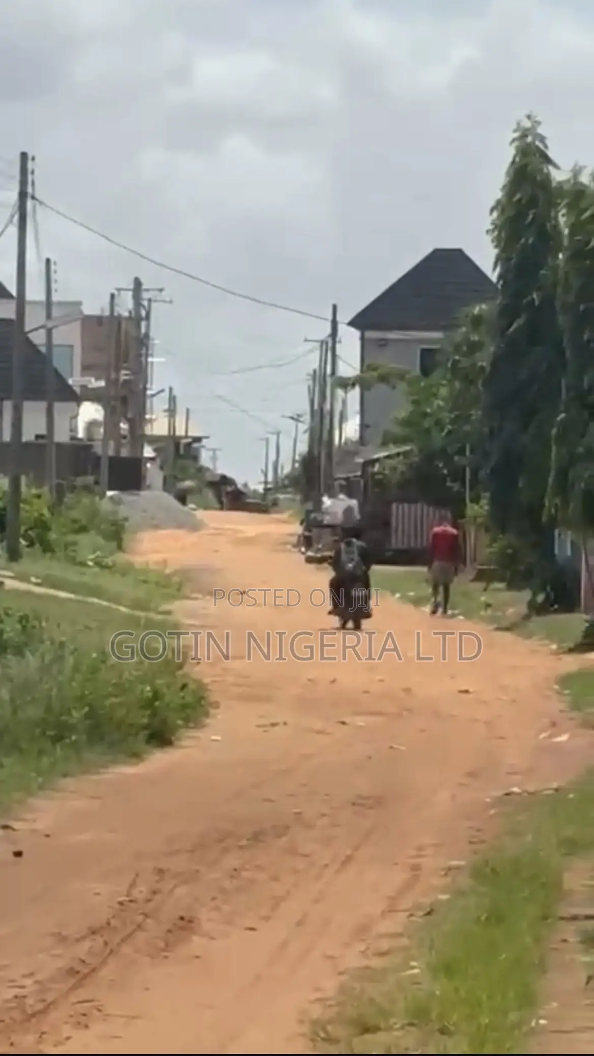 Fenced 100×100ft Land at Arougba Buvel