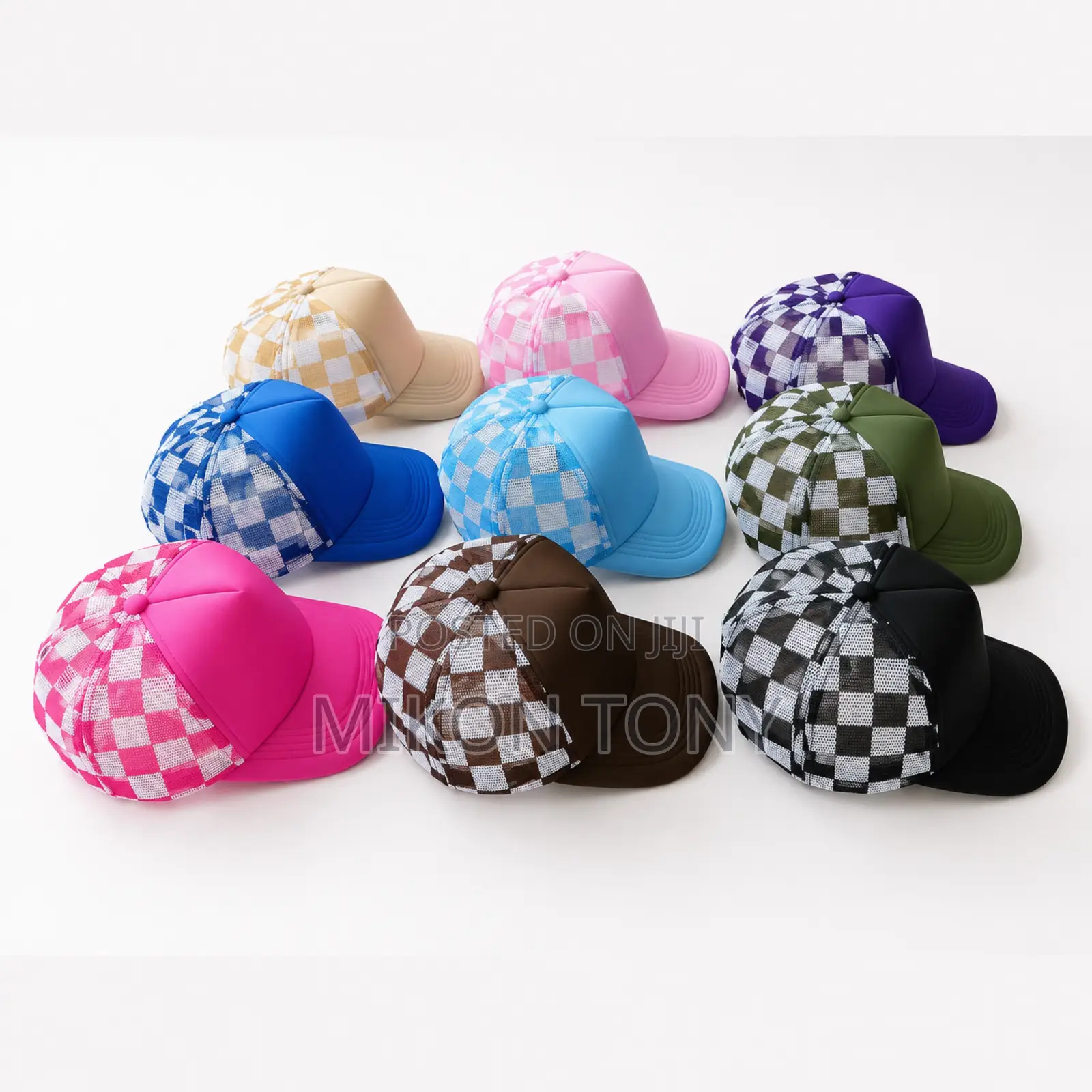 Premium Checkered Net Cap (Bulk Buyers)