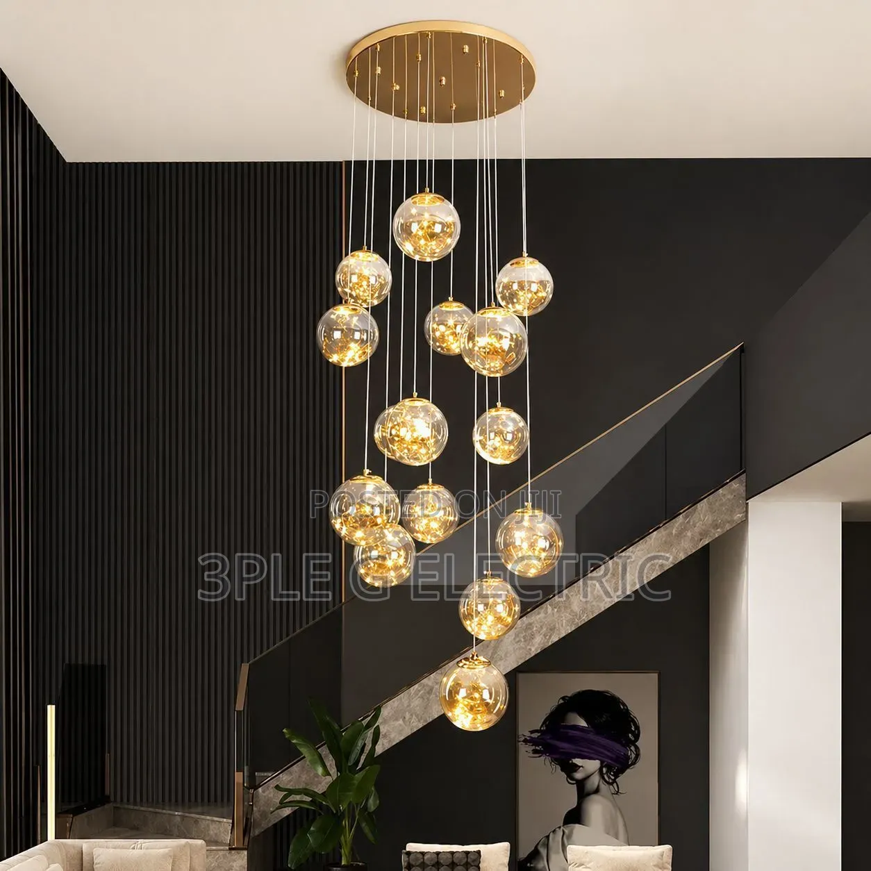 Void Dropping Staircase Light