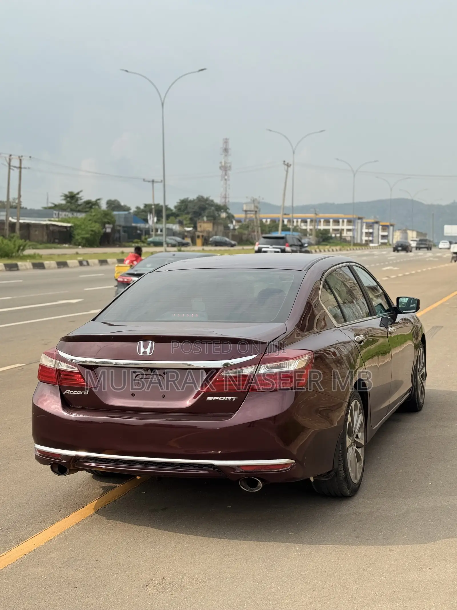 Honda Accord Sport 4dr Sedan (2.4L 4cyl 6M) 2014 Burgundy