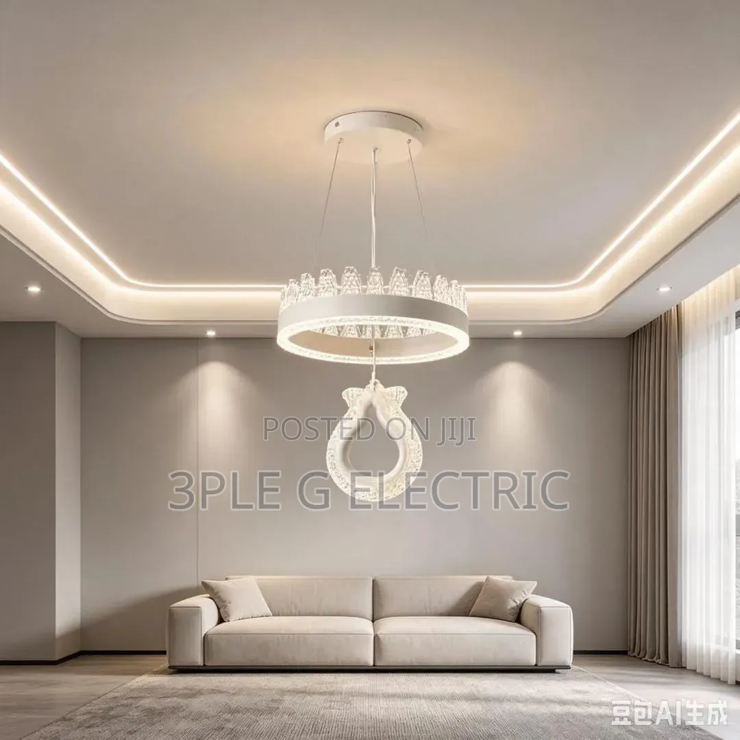 White Body Led Dropping Pendant Light
