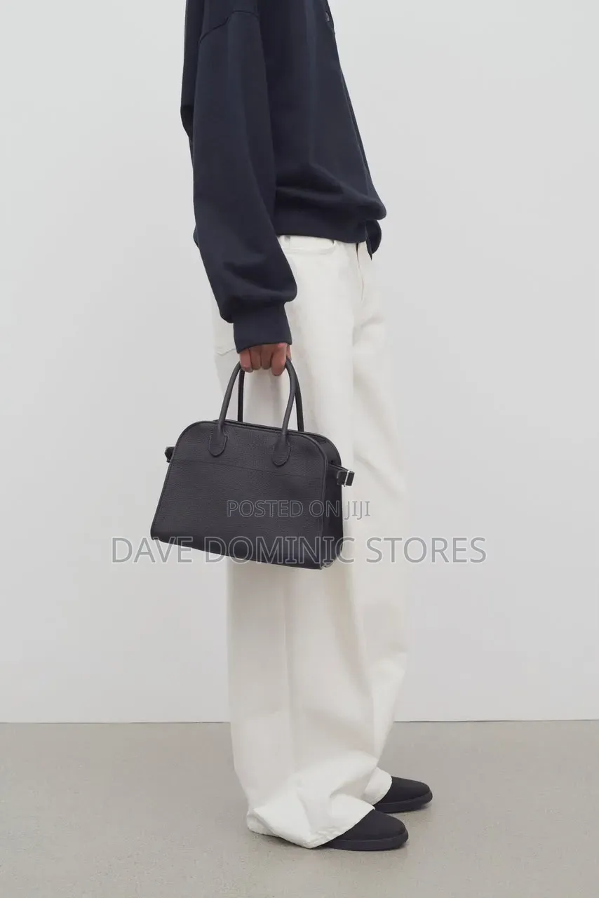 The Row Soft Margaux 15 Suede Tote
