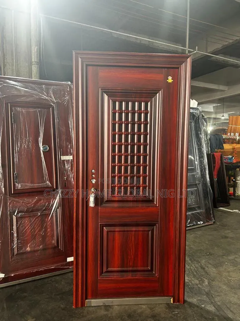 Quality 7ft X 3ft Turkish Kitchen Net Door – Rich Red Mahogany Finish