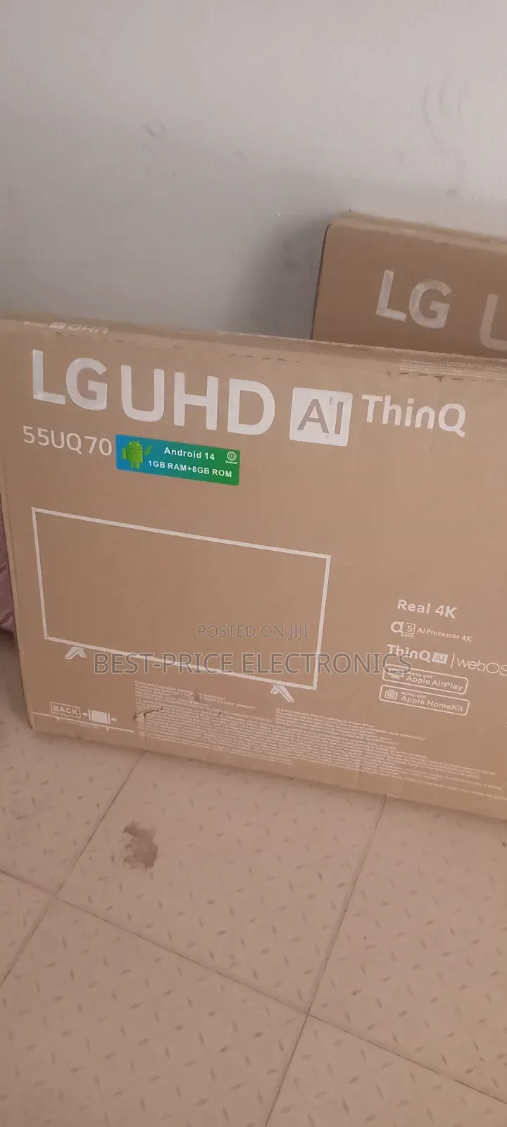 LG Smart TV 55 Inches Android 4K WiFi Netflix