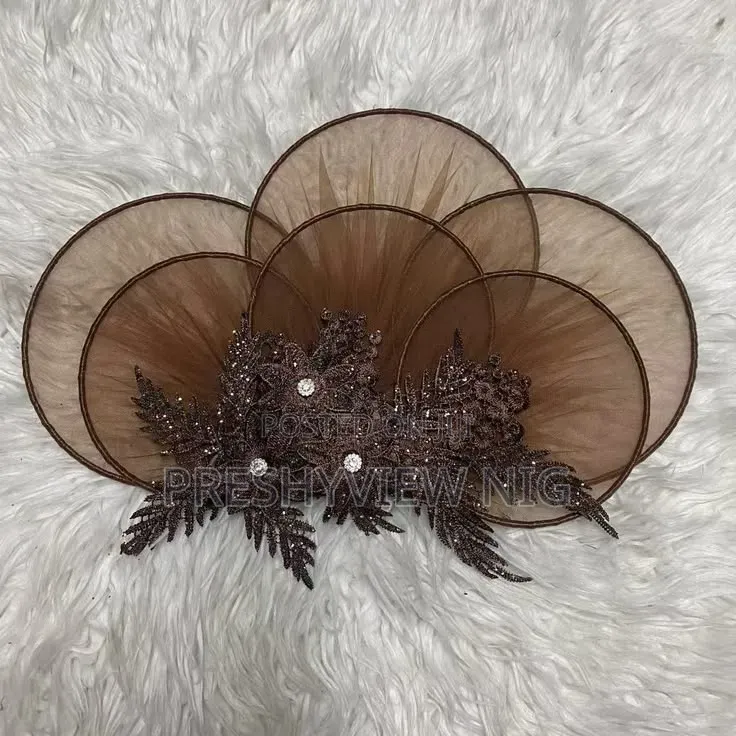 Coffee Brown Handfan