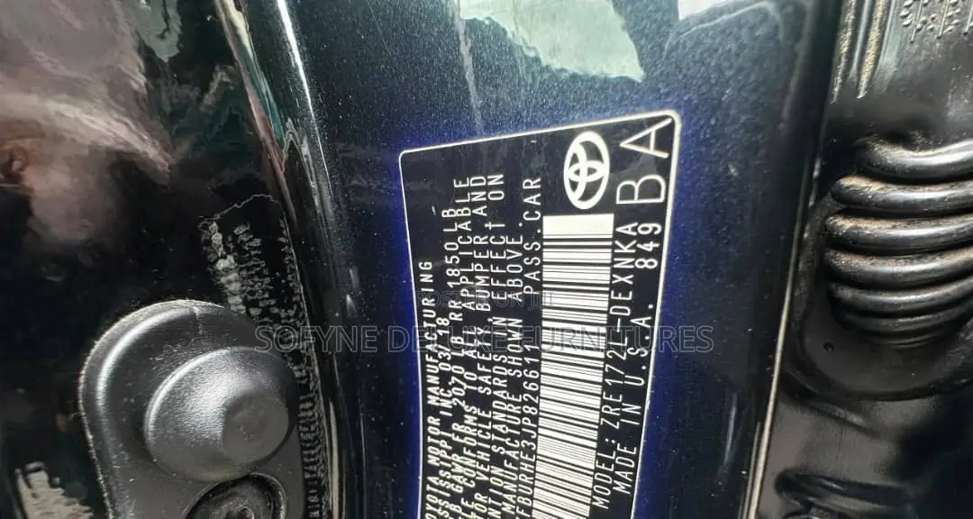 Toyota Corolla 2018 Black