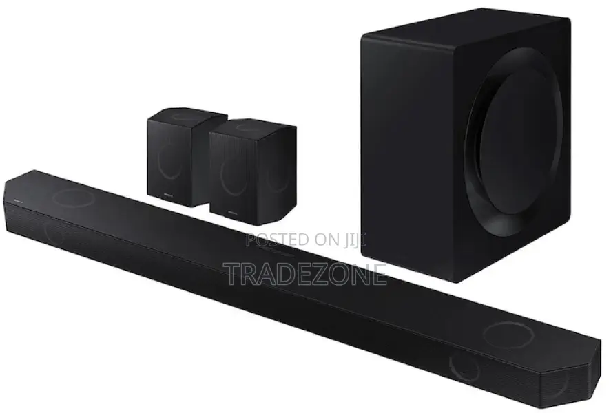 Samsung 11.1.4Ch Sound Bar Top Side Speakers 8 Subwoofer HW-Q990D/KE