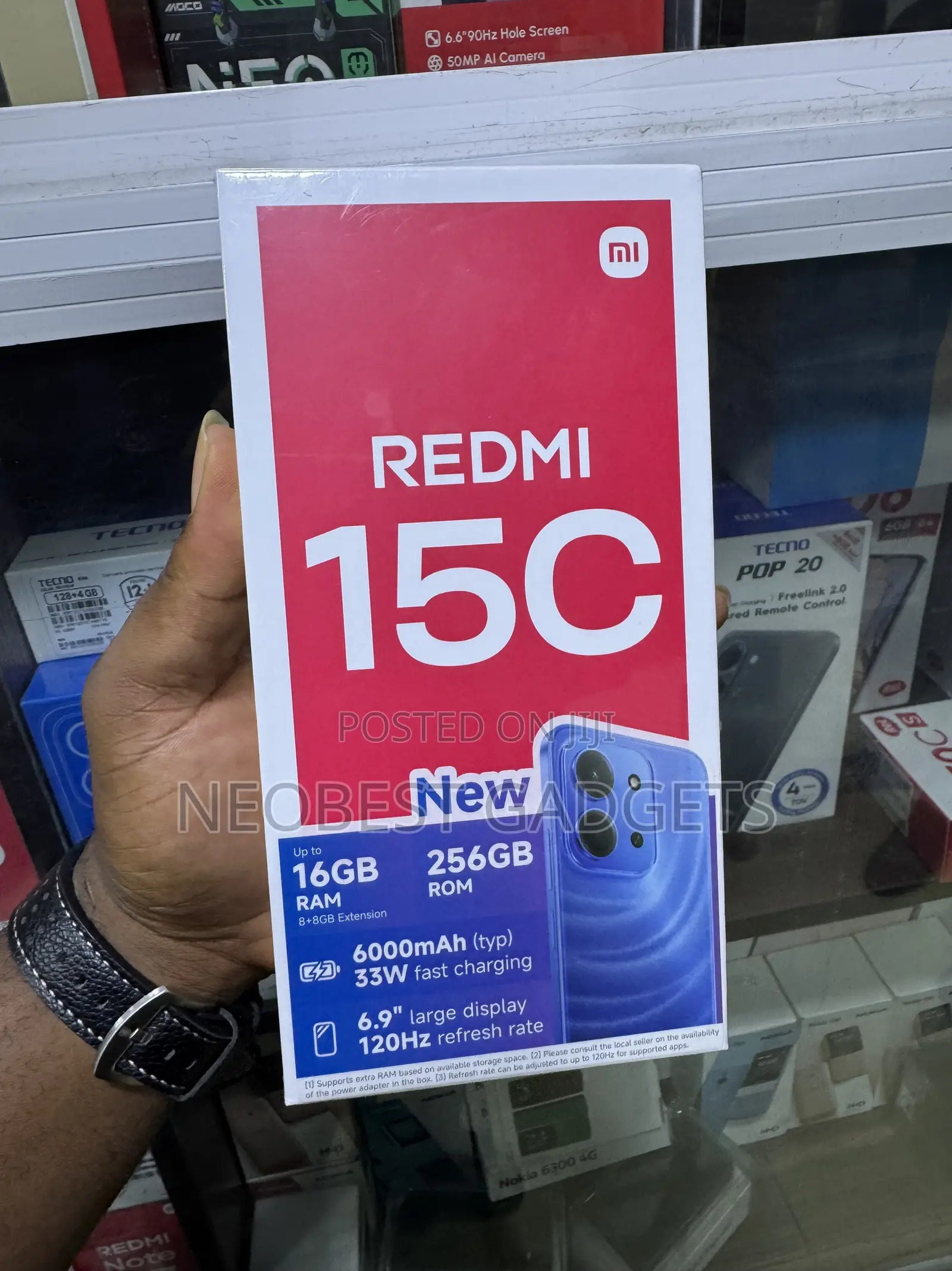 New Xiaomi Redmi 15C 256 GB Black