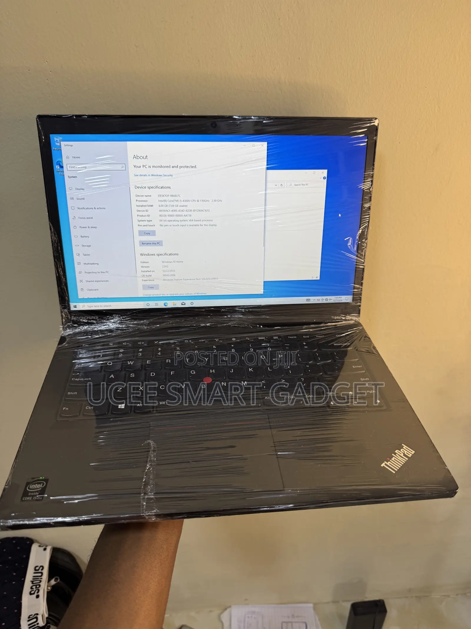Laptop Lenovo ThinkPad T440 8GB Intel Core i5 SSD 256GB