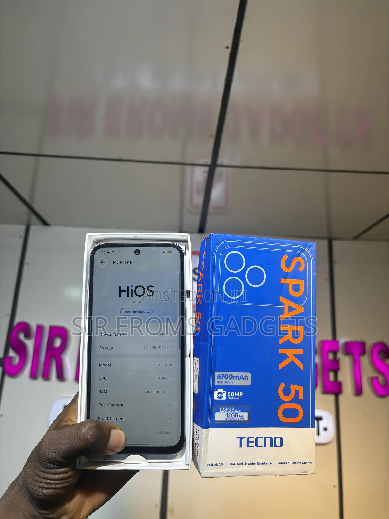 Tecno Spark 50 128 GB Blue