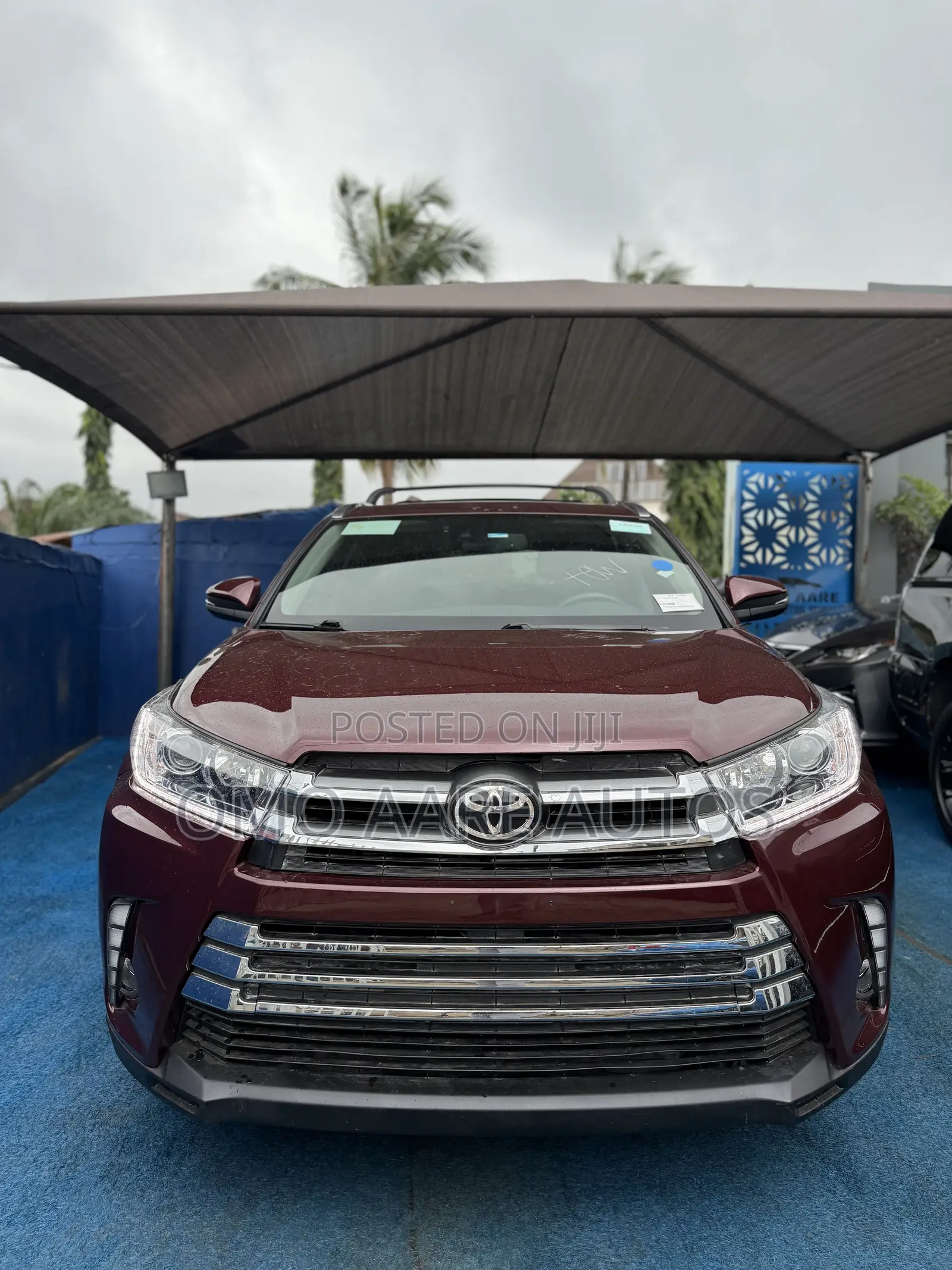 Toyota Highlander Limited V6 4x4 (3.5L 6cyl 6A) 2016 Burgundy