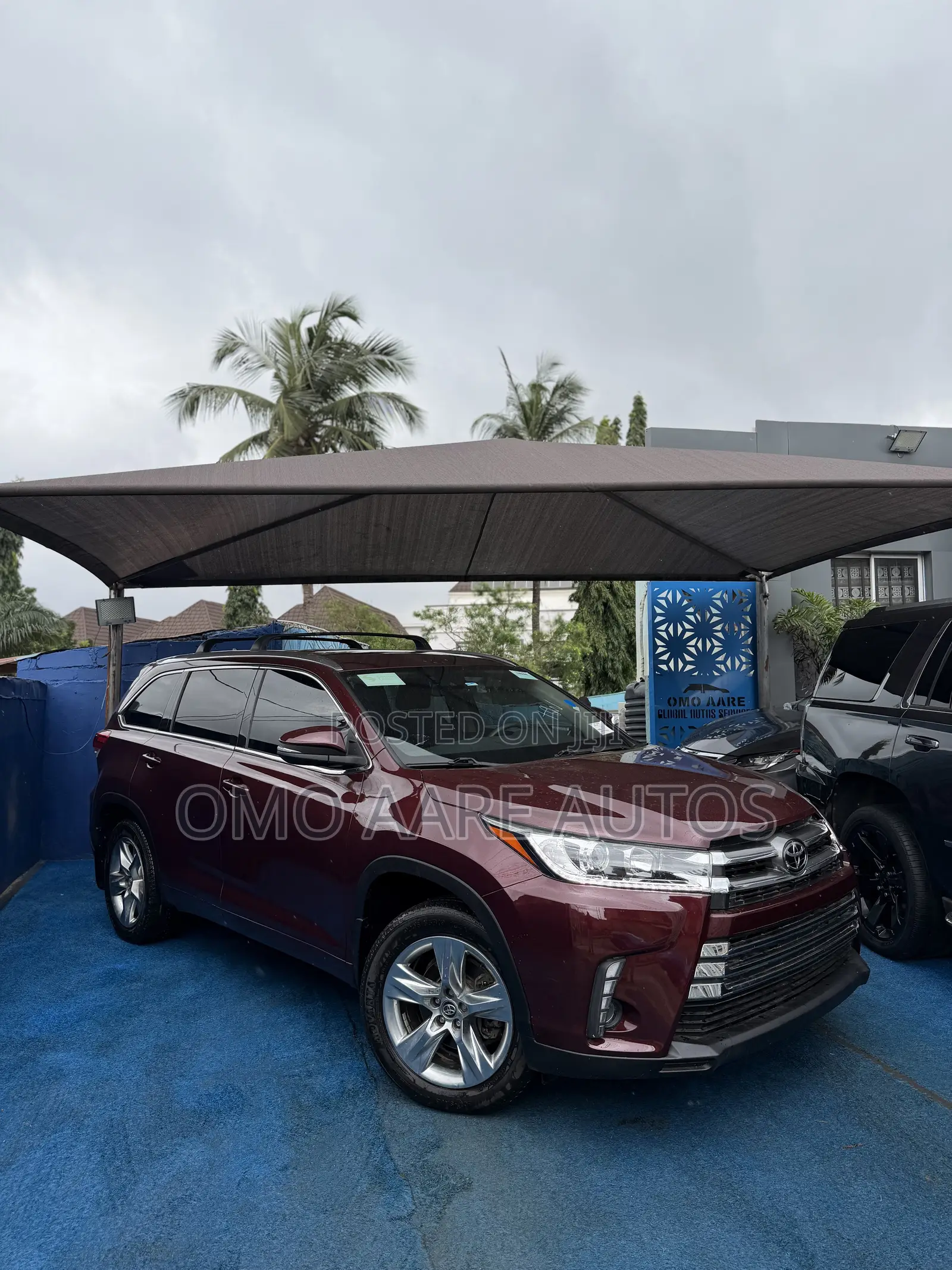 Toyota Highlander Limited V6 4x4 (3.5L 6cyl 6A) 2016 Burgundy