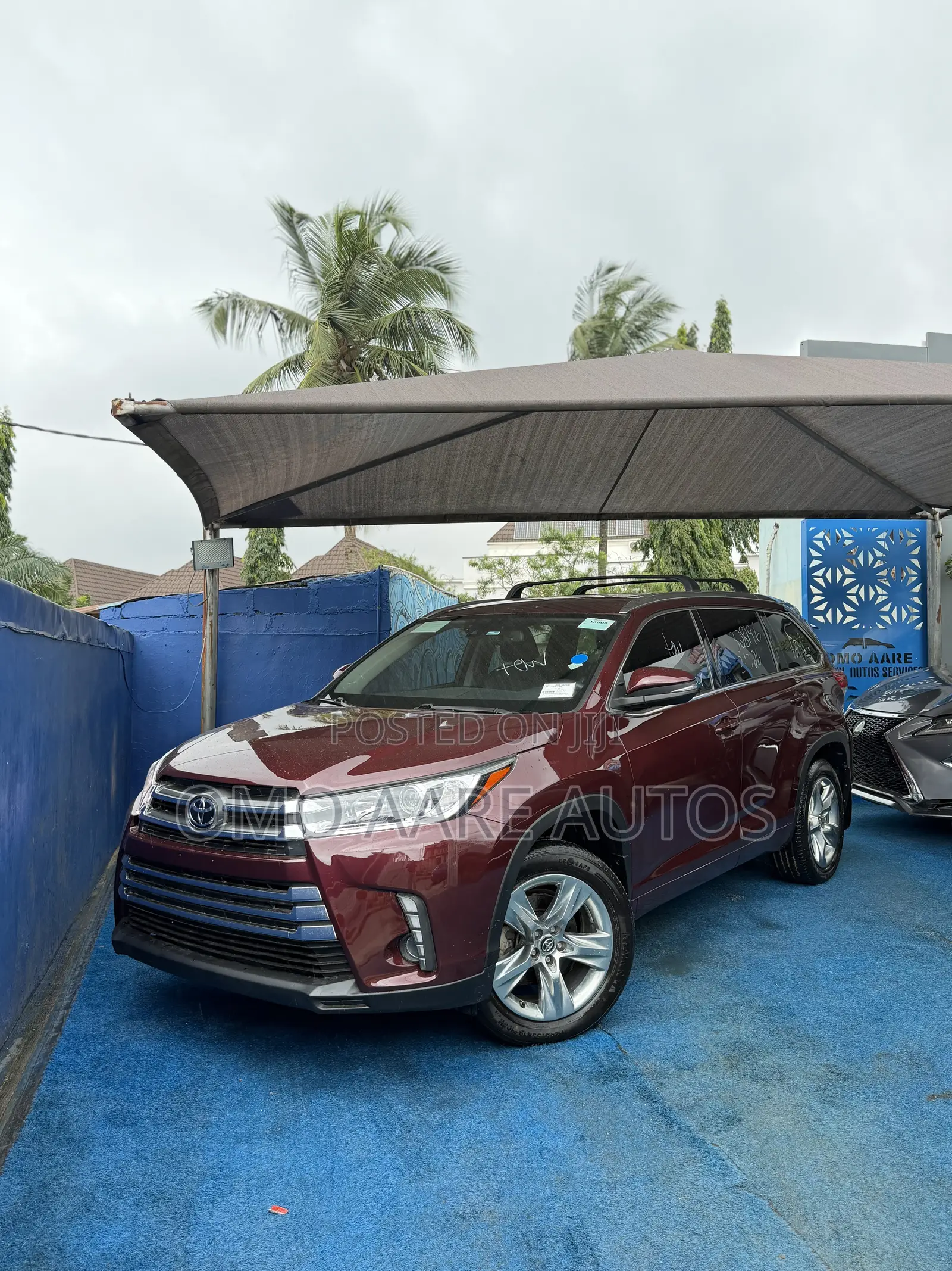 Toyota Highlander Limited V6 4x4 (3.5L 6cyl 6A) 2016 Burgundy