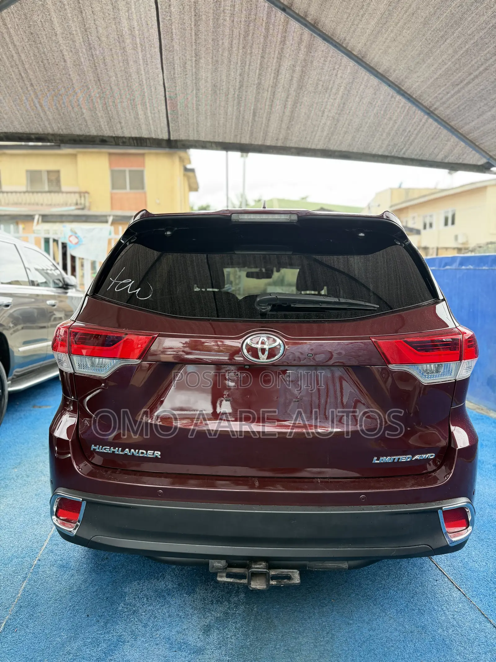 Toyota Highlander Limited V6 4x4 (3.5L 6cyl 6A) 2016 Burgundy