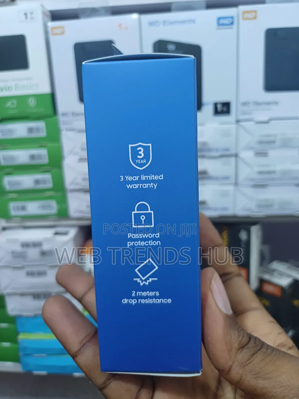 Samsung T7 2TB Portable External SSD - 1050 MB/s High Speed
